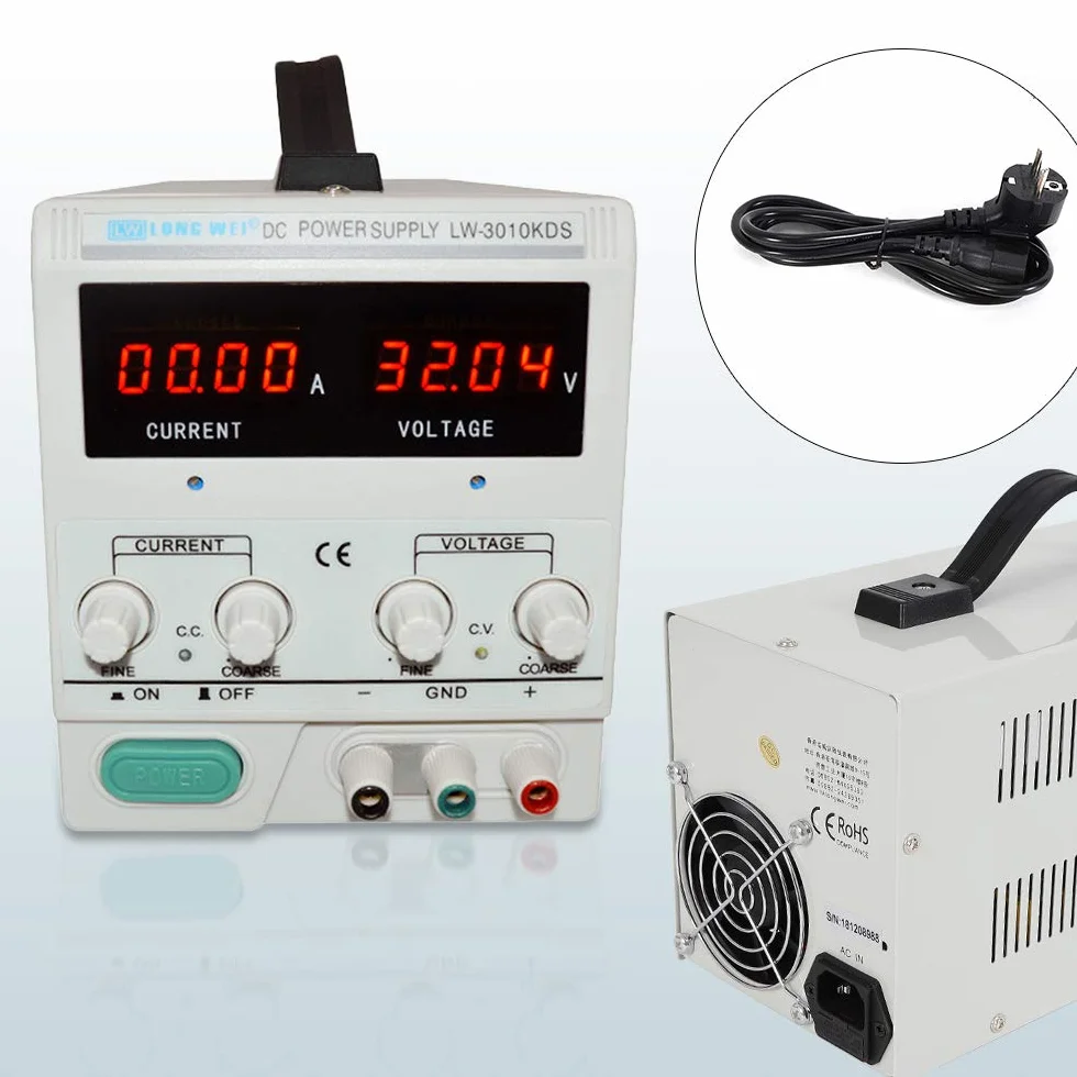 Zasilacz laboratoryjny LW-3010KDS 30V 10A cyfrowy DC