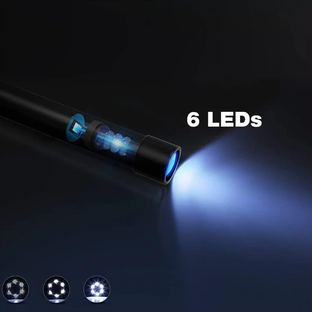 KS Tools 550.7560 Zestaw wideoskop wi-fi Ø 5,5 mm 0° sonda z kamerą przednią HD, 5-szt