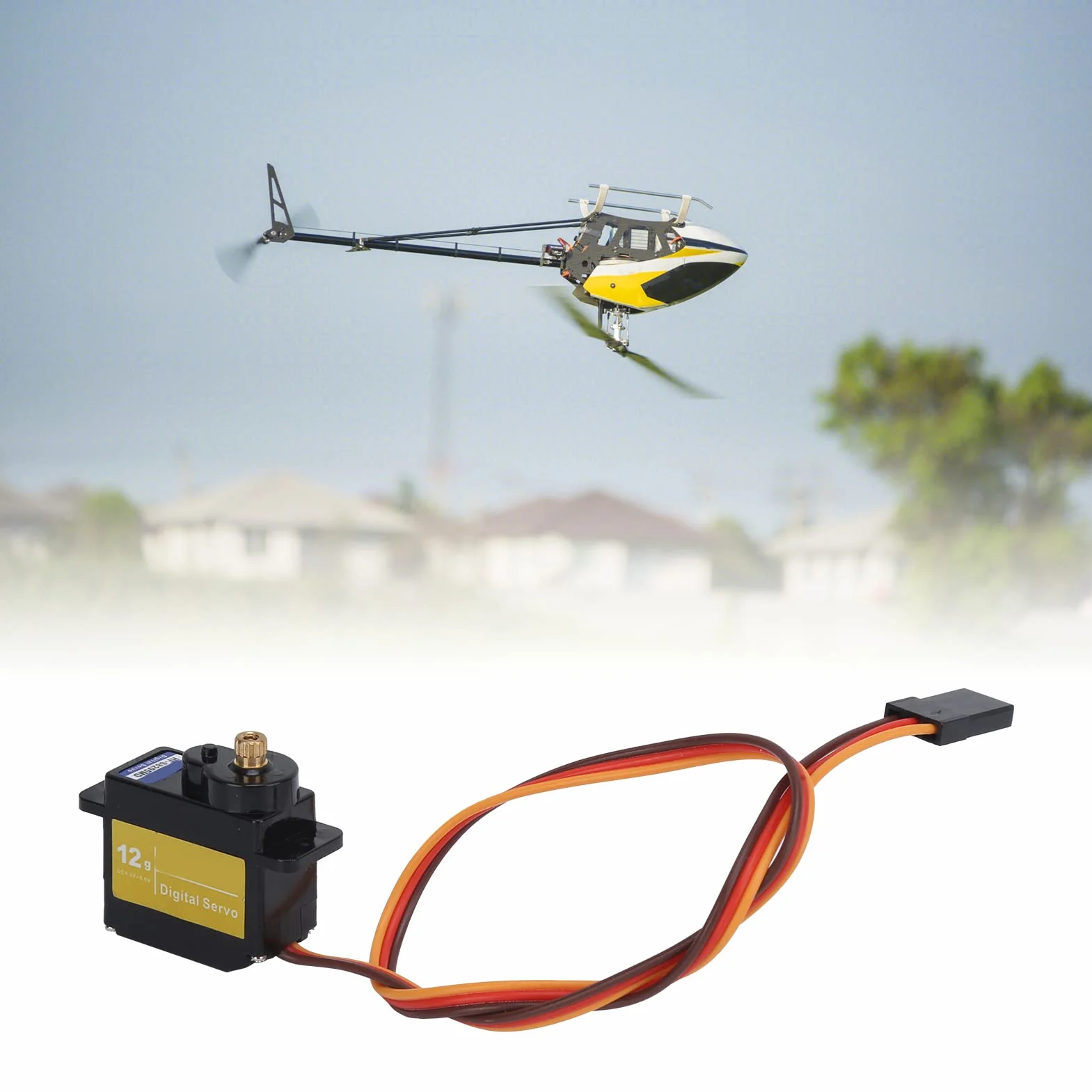 RC Micro Servo 12G Metal Gear Servo 180 Stopni dla RC Robot Model Fixed Wing