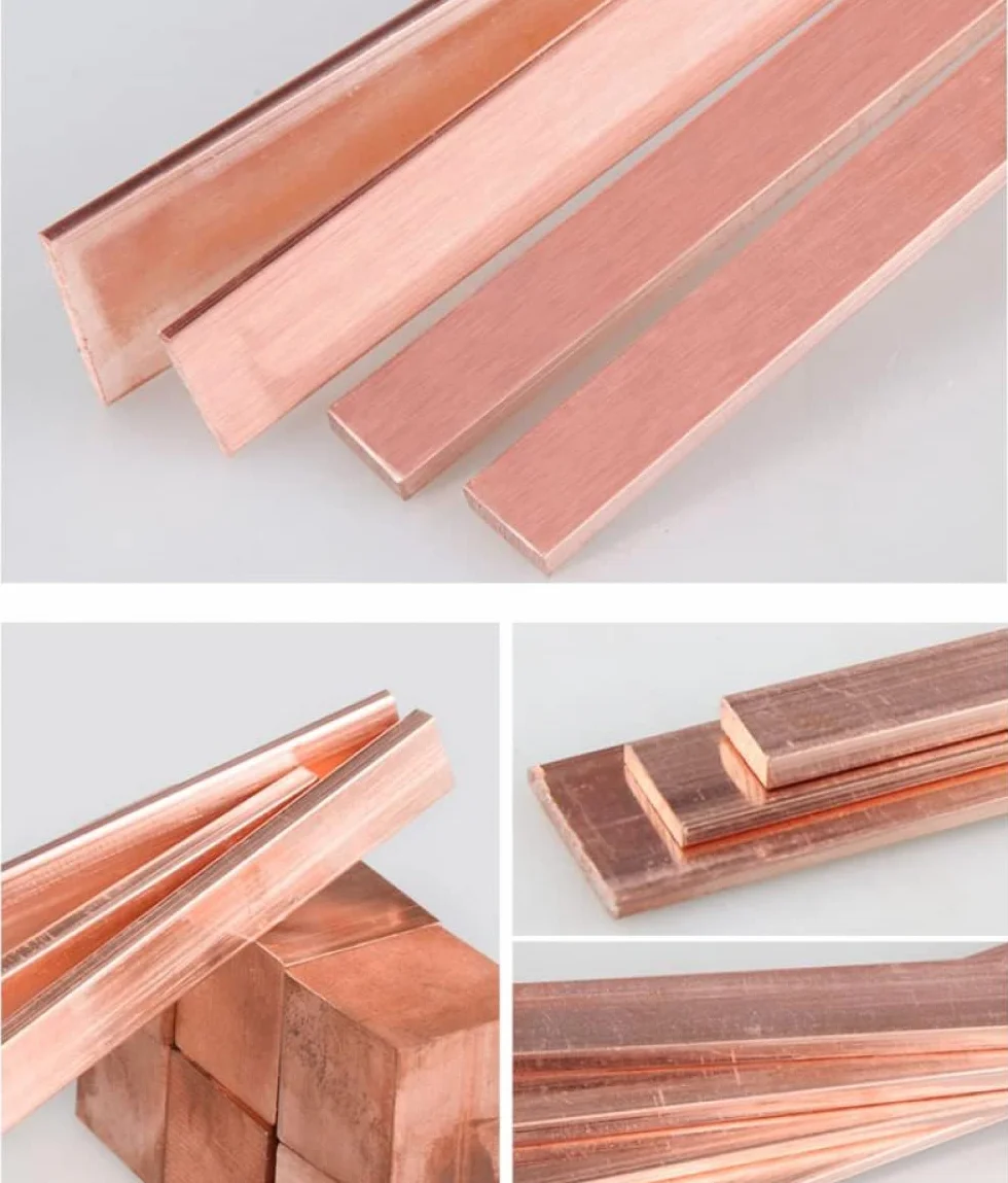 1 szt. anody z czystej miedzi, 1,5 x 10 x 250 mm, 99% wysokiej czystości, miedziana blacha do powlekania miedzi i galwanizacji miedzi