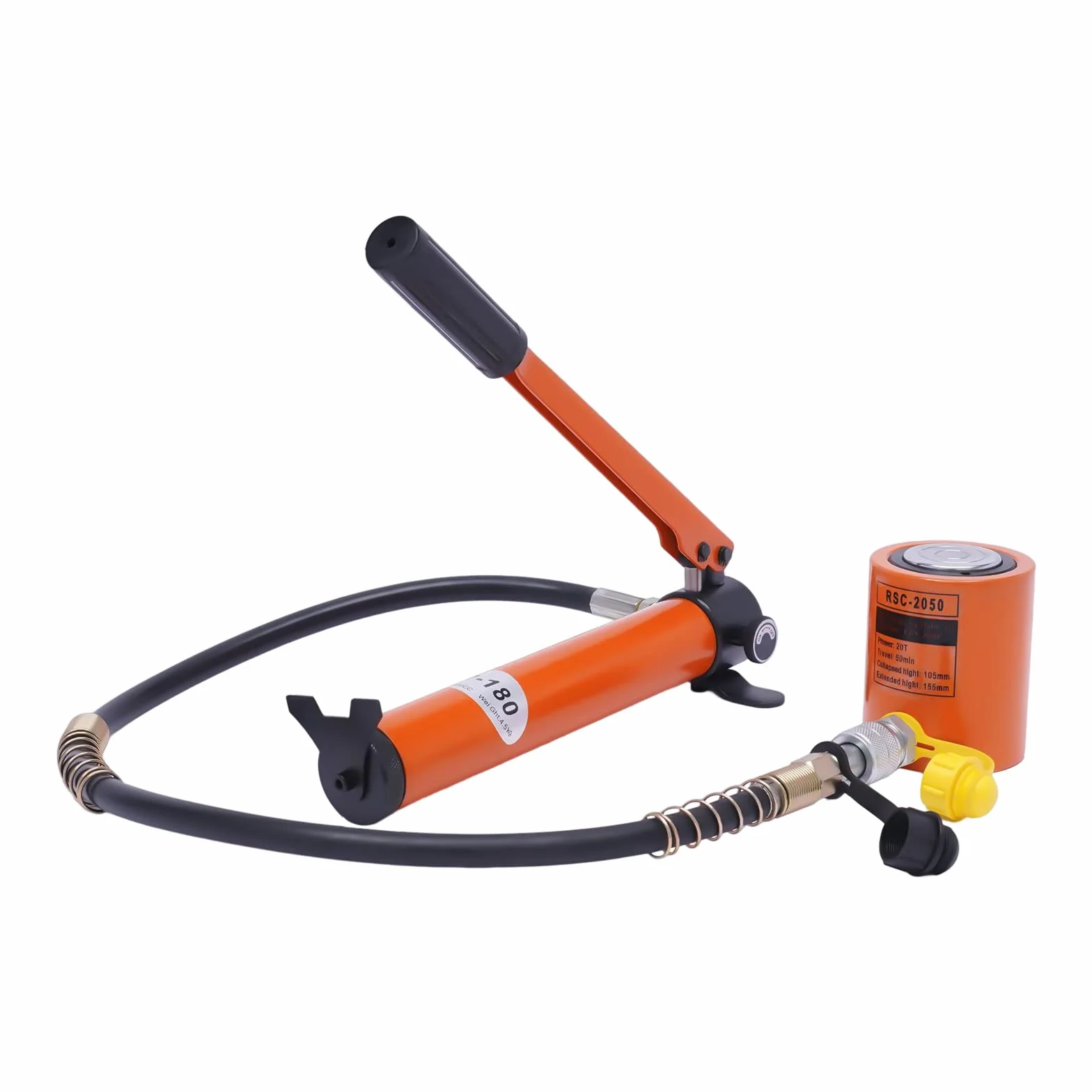 Siłownik hydrauliczny 20T 50 mm z ręczną pompą hydrauliczną 70 Mpa 350 CC do naprawy samochodów, ciężarówek