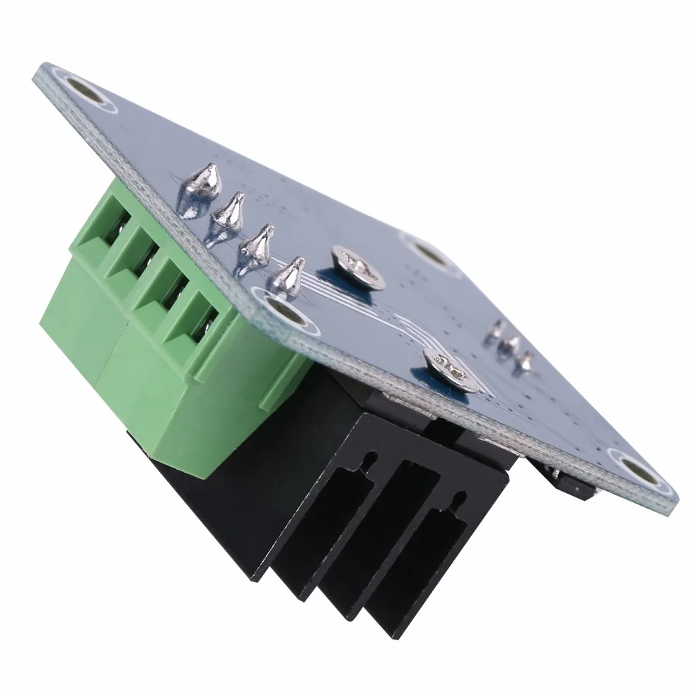Moduł sterownika silnika prądu stałego MOSFET H Bridge 5 V-15 V 50A wysokoprądowy PWM z chłodnicą