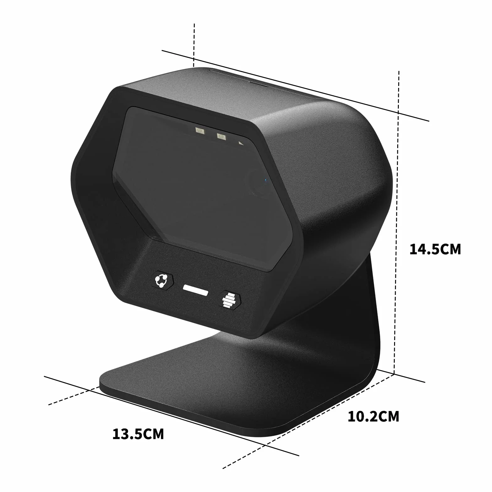 NETUM 1D 2D QR skaner prezentacji zestaw głośnomówiący USB skaner kodów kreskowych wielokierunkowy przewodowy czytnik kodów kreskowych do mobilnej płatności komputerowej obsługa skanowania ekranu PDF417, kod Securpharm (Data Matrix) NT-7060