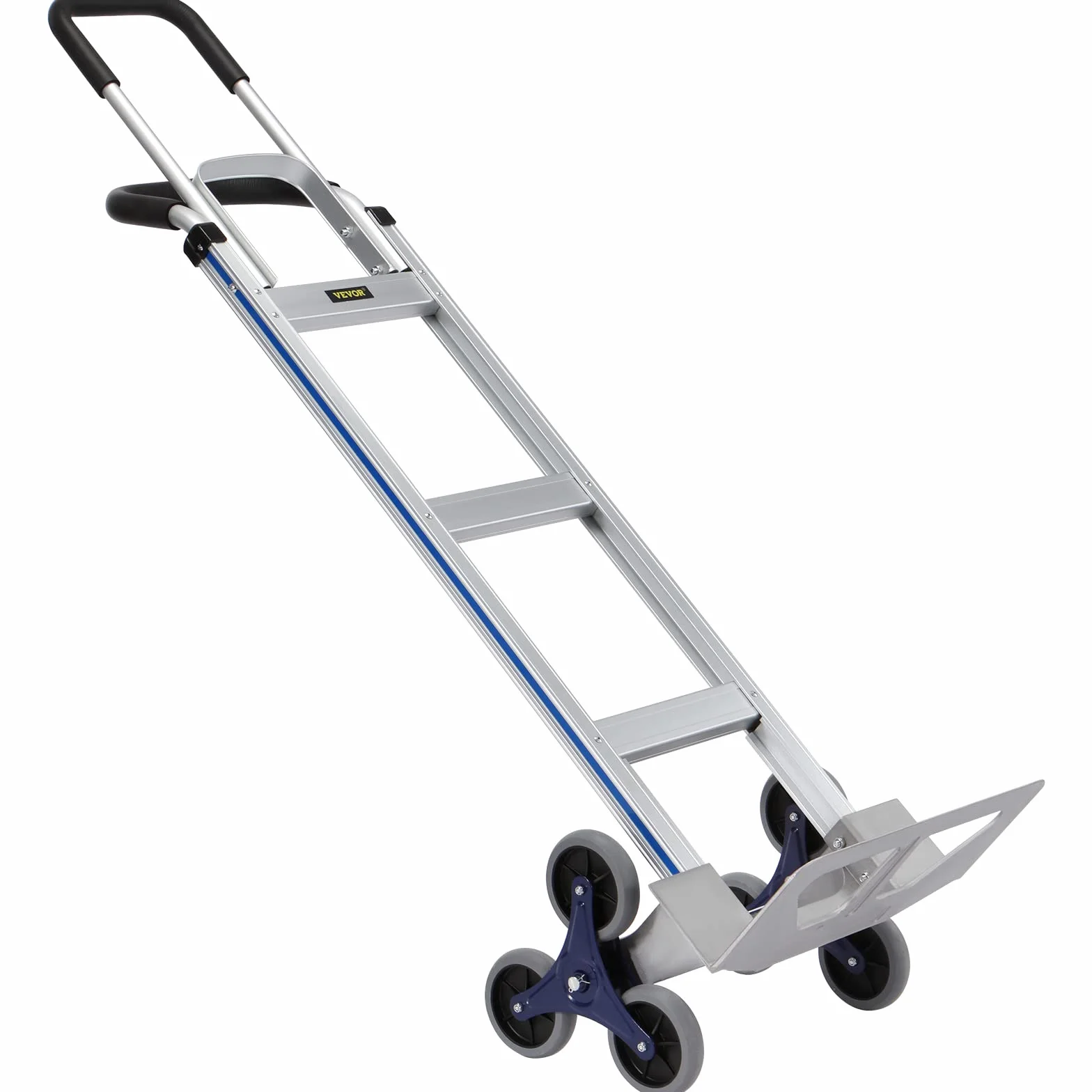 VEVOR Wózek wspinaczkowy po schodach 250 kg aluminiowy z podwójnymi uchwytami