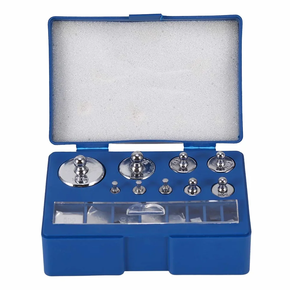 Zunate Fdit waga kalibracyjna, precyzyjna kalibracja, zestaw z wagą kalibracyjną, pęseta, 17 sztuk 211,1 g, 10 mg-100 g, do cyfrowej biżuterii, wagi, laboratorium, ciężarków