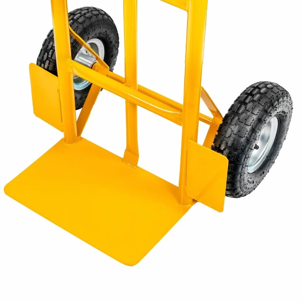 Mega-M Wózek transportowy 2 w 1 250KG rozkładany żółty
