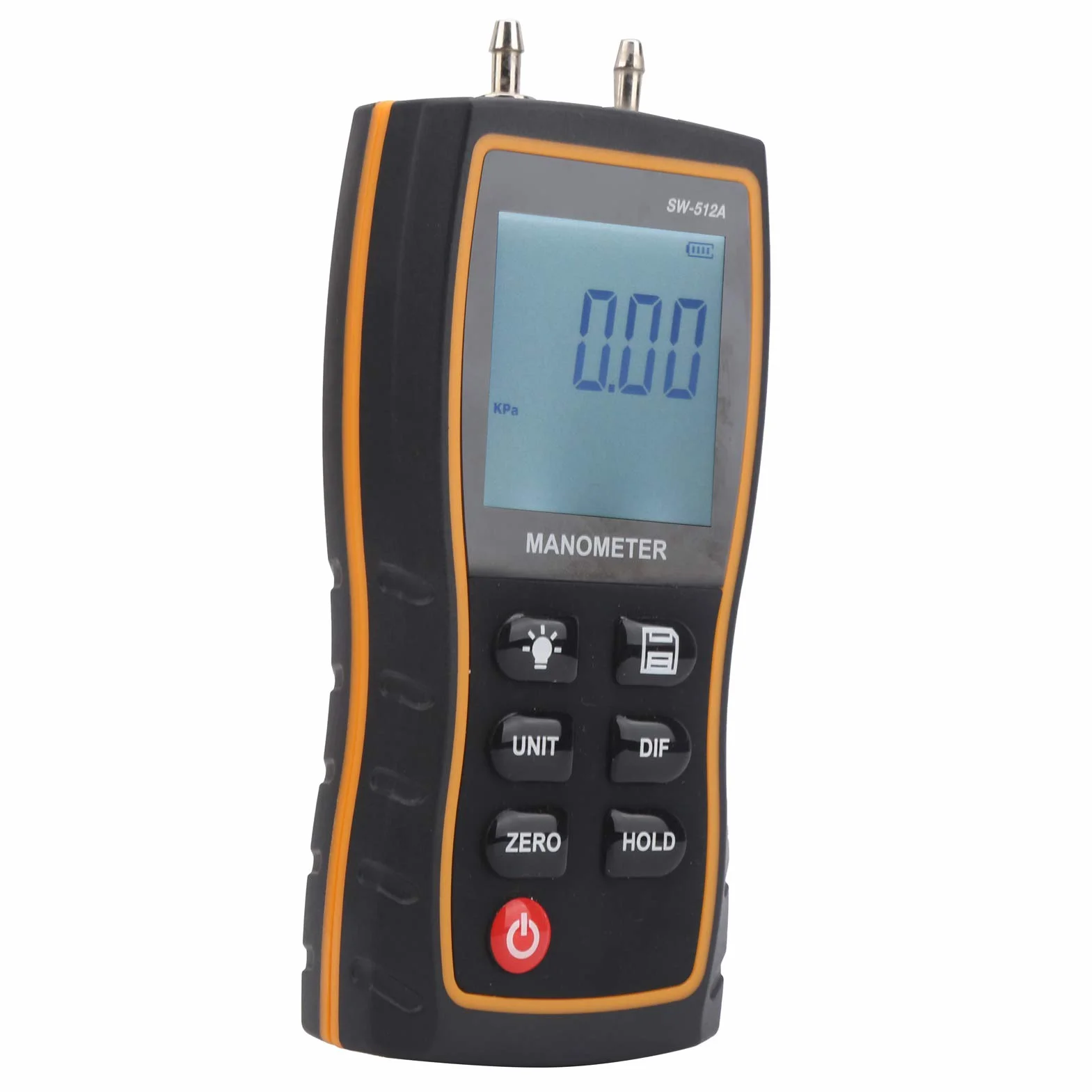 Cyfrowy Manometr Różnicowy SW-512A Ręczny Miernik Ciśnienia HVAC z Podświetlanym Wyświetlaczem LCD do Systemów Wentylacji i Klimatyzacji