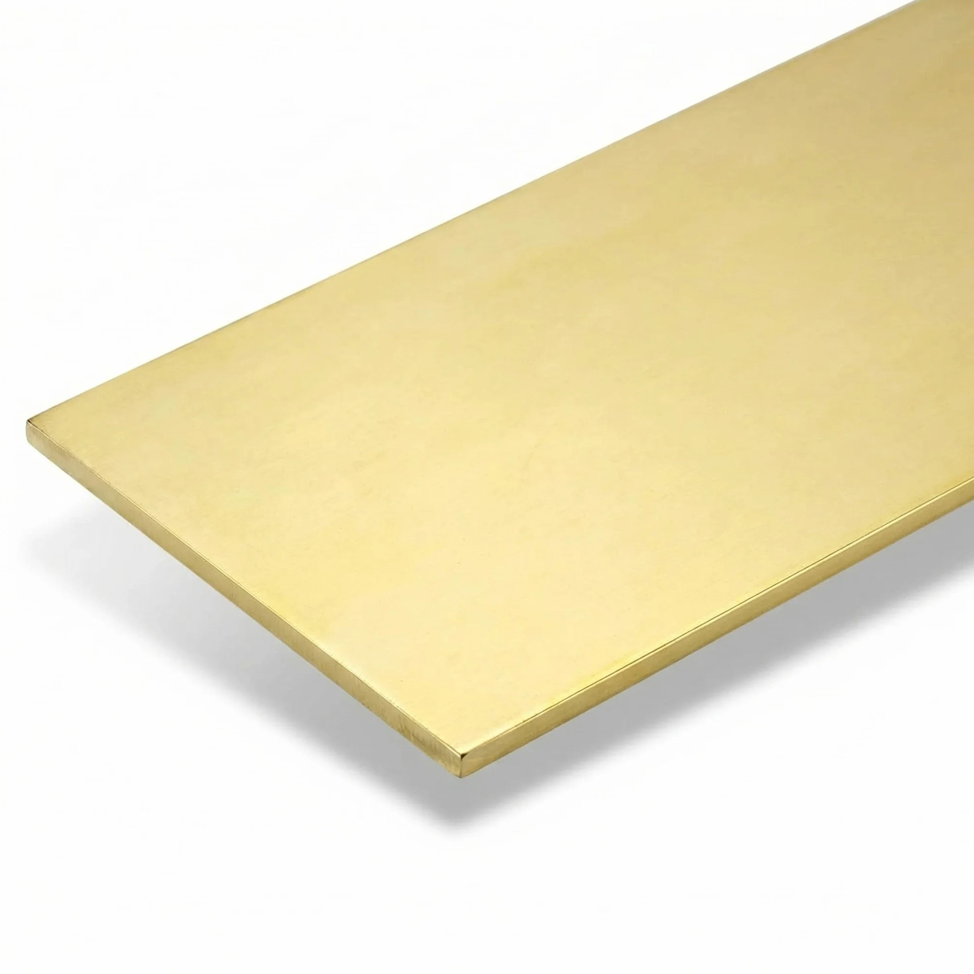 Odporna na korozję blacha mosiężna QWORK H62 (0,5 mm, 100 mm x 300 mm)