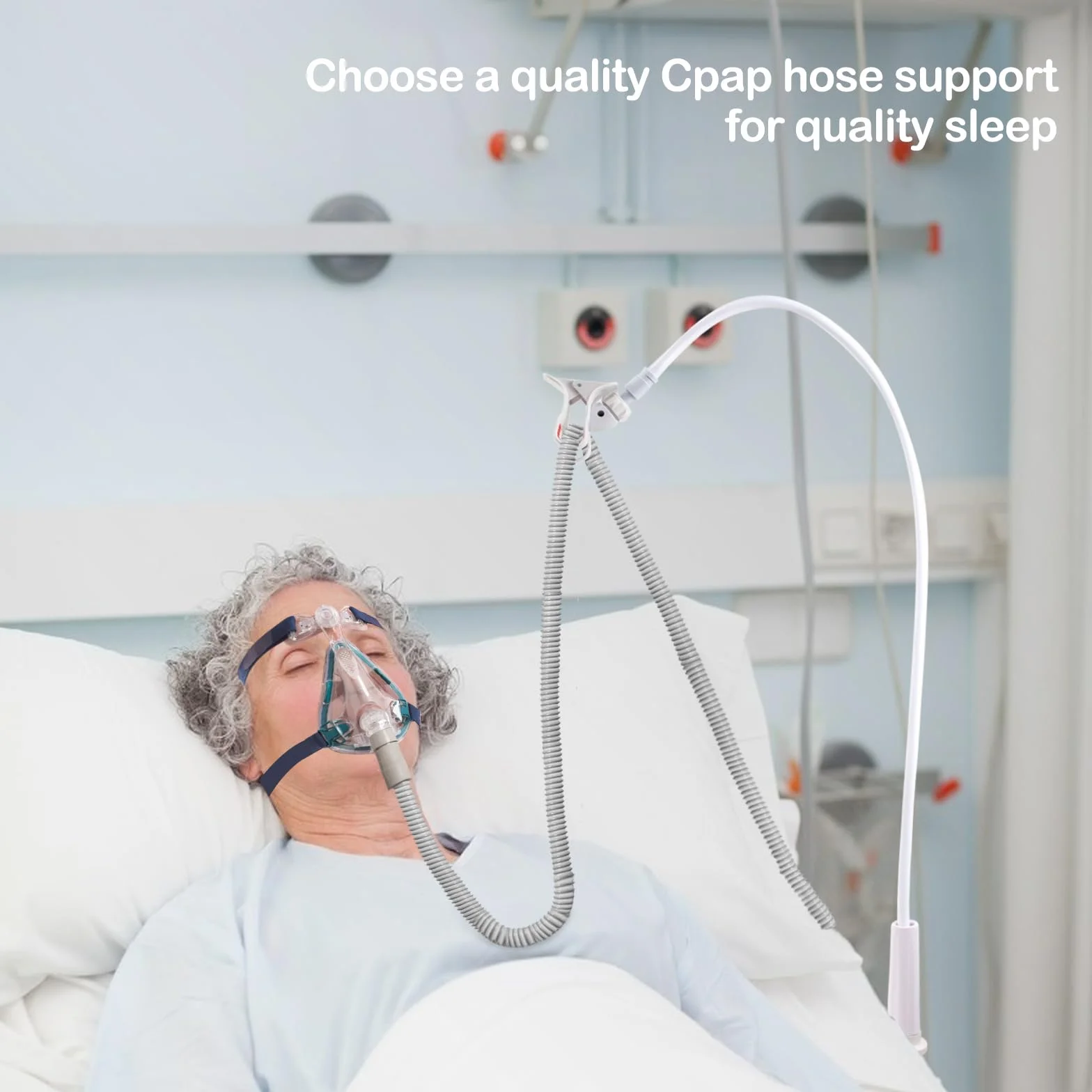 CPAP podnośnik i wspornik węża, uchwyt na wąż, regulowany i wytrzymały