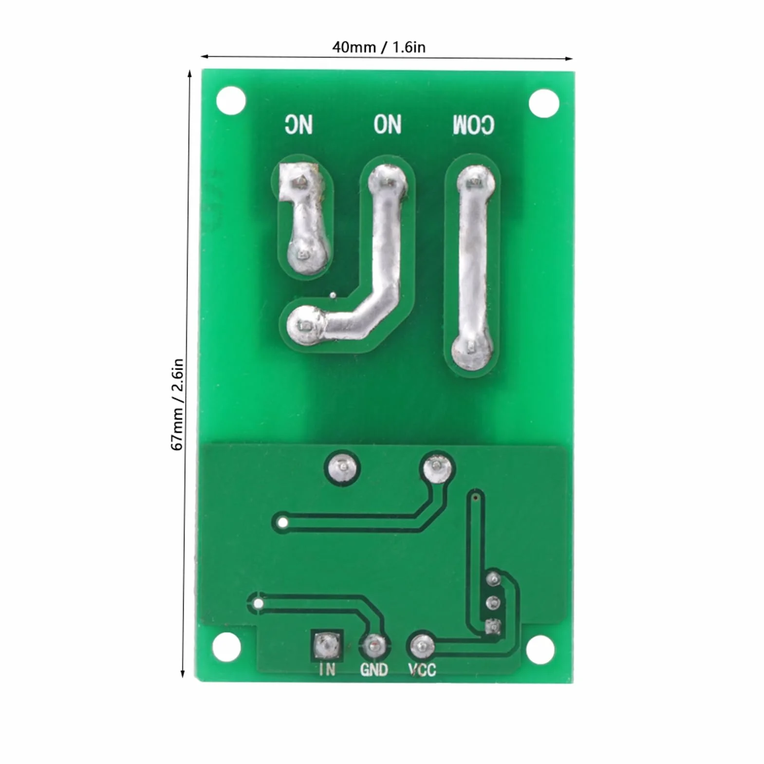 Relaismodul 1-Kanal-Relais-Leistungsschaltermodul mit Optokoppler-Einweg-Auslöserelais-Erweiterungskarte 30A YYG-2(24VDC)