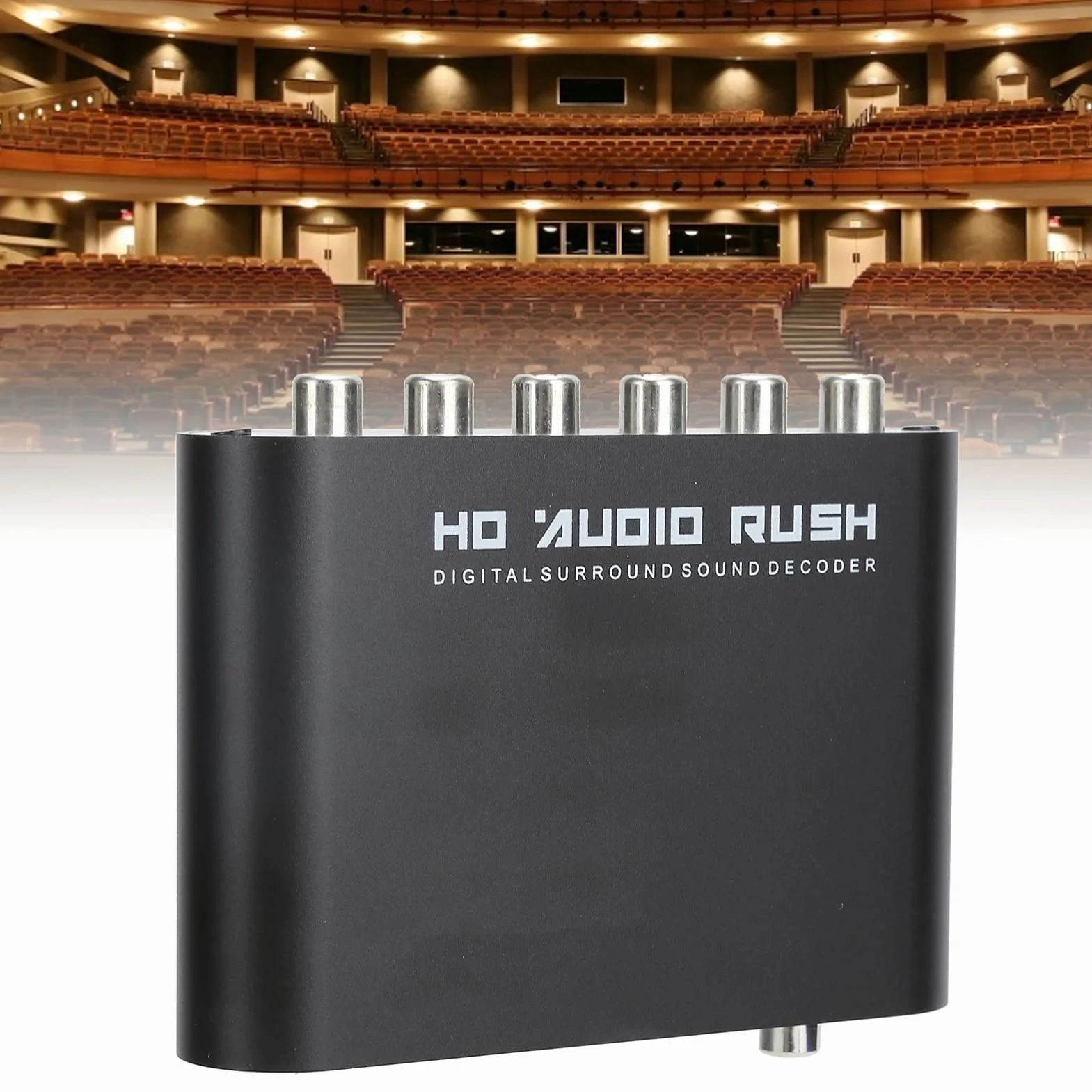 Dekoder Audio Cyfrowy 5.1-kanałowy Konwerter DTS Dolby AC-3 Optyczny Koncentryczny na Analogowy