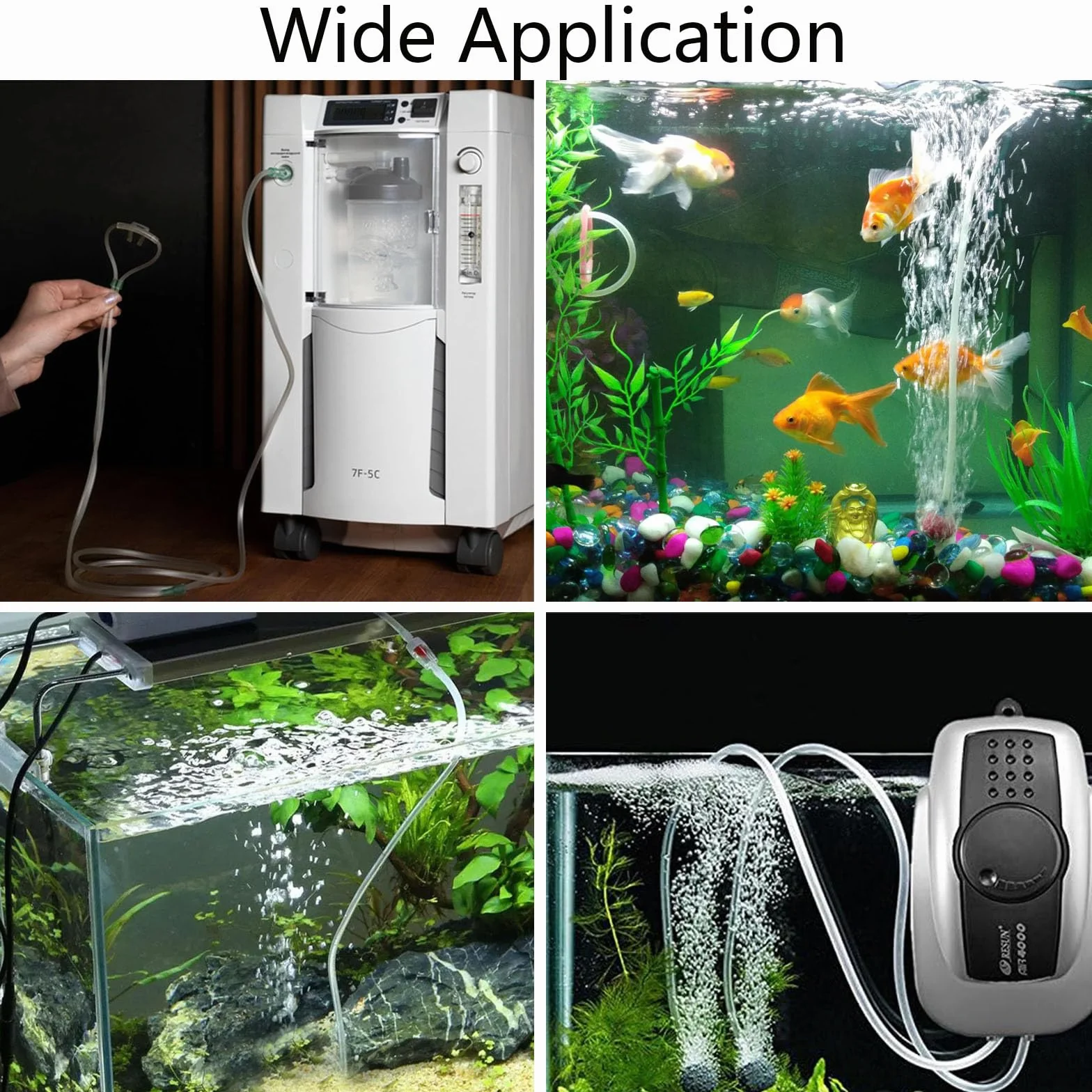 TOP-VIGOR 1 mm ID 1,6 mm OD PVC przezroczysta rura winylowa, długość 2 m elastyczna rura wodna klasy spożywczej, plastikowa rurka do transferu wody, oleju, powietrza, proszków i drobnych granulatów