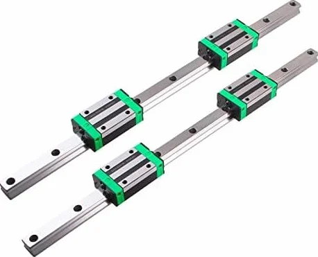 HGR20 zestaw prowadnic liniowych, 2 sztuki, 2200 mm, z łożyskiem ślizgowym HGH20CA, precyzyjne, ciche szyny ślizgowe CNC do maszyn i projektów DIY
