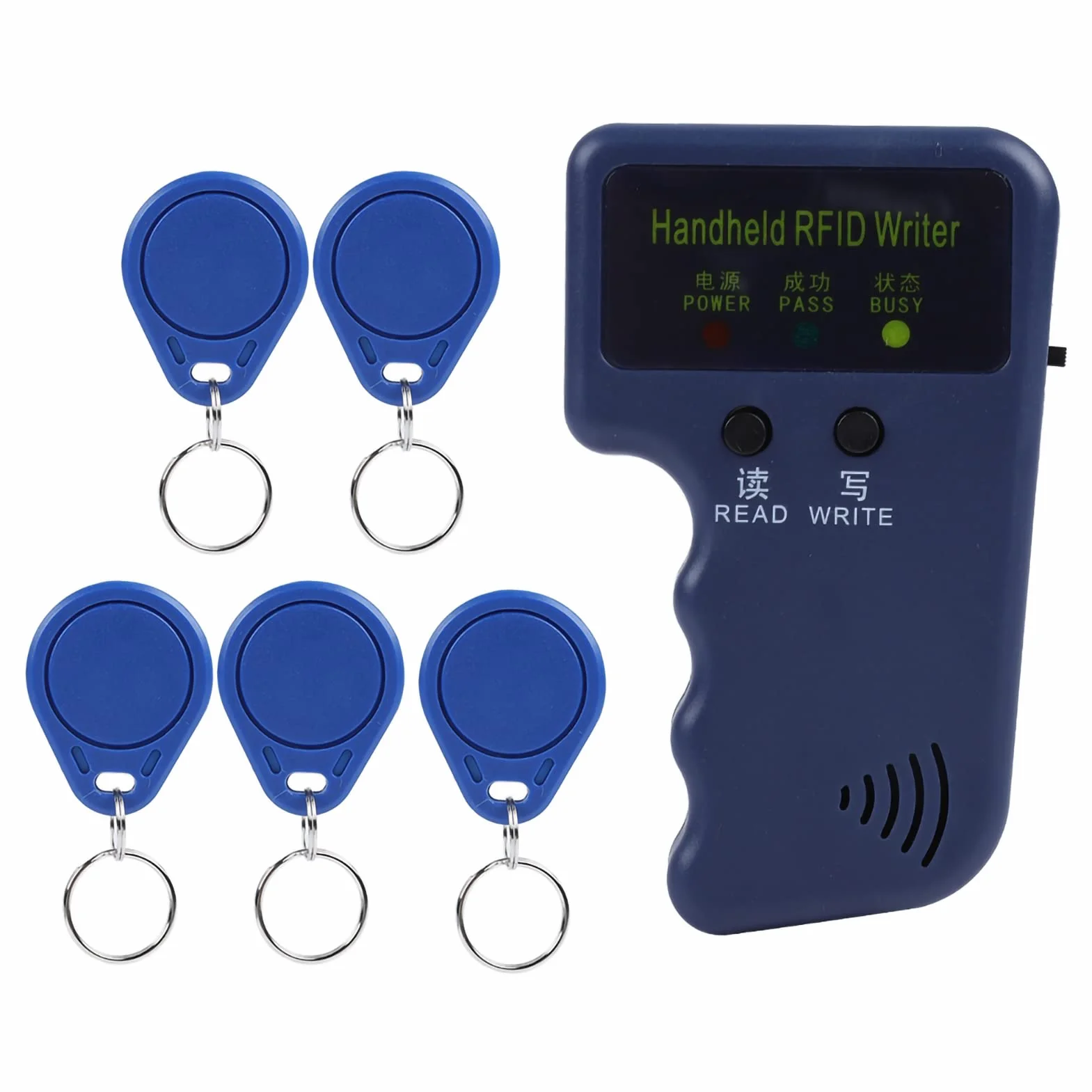 Handheld Card Writer Duplicator Reader 125KHz 13.56 MHz z Interfejsem USB dla Kart Identyfikacyjnych i Klawiszy