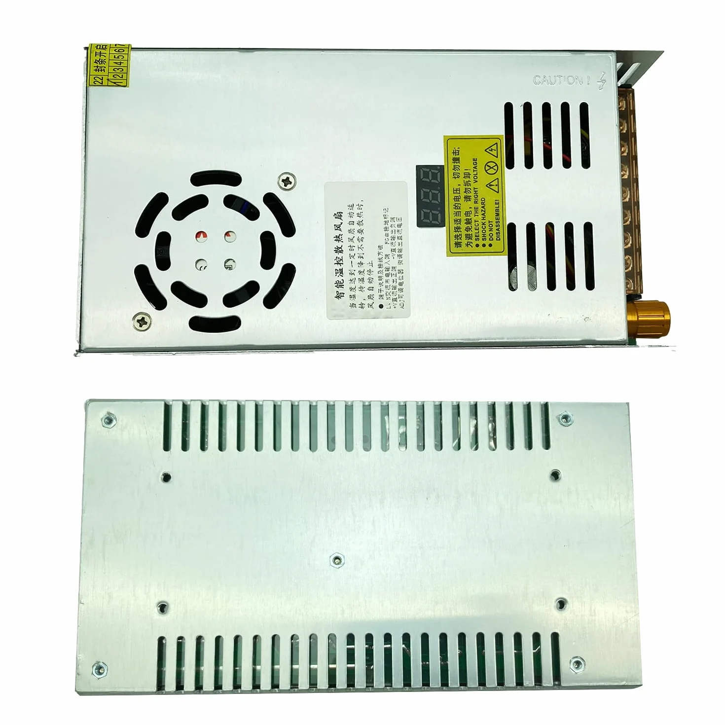 Zasilacz impulsowy AC-DC 0-48V 10A 480W regulowany z wyświetlaczem cyfrowym