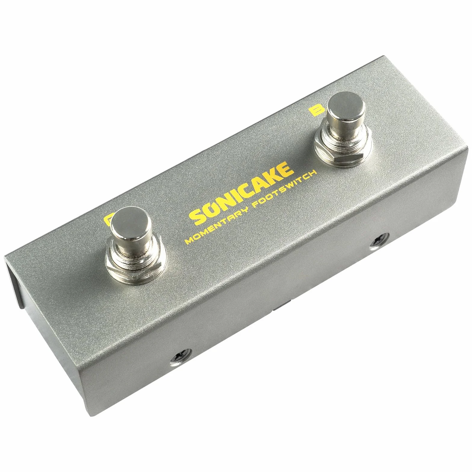 SONICAKE Podwójny przełącznik nożny do gitary 6,35 mm mini z kablem TRS