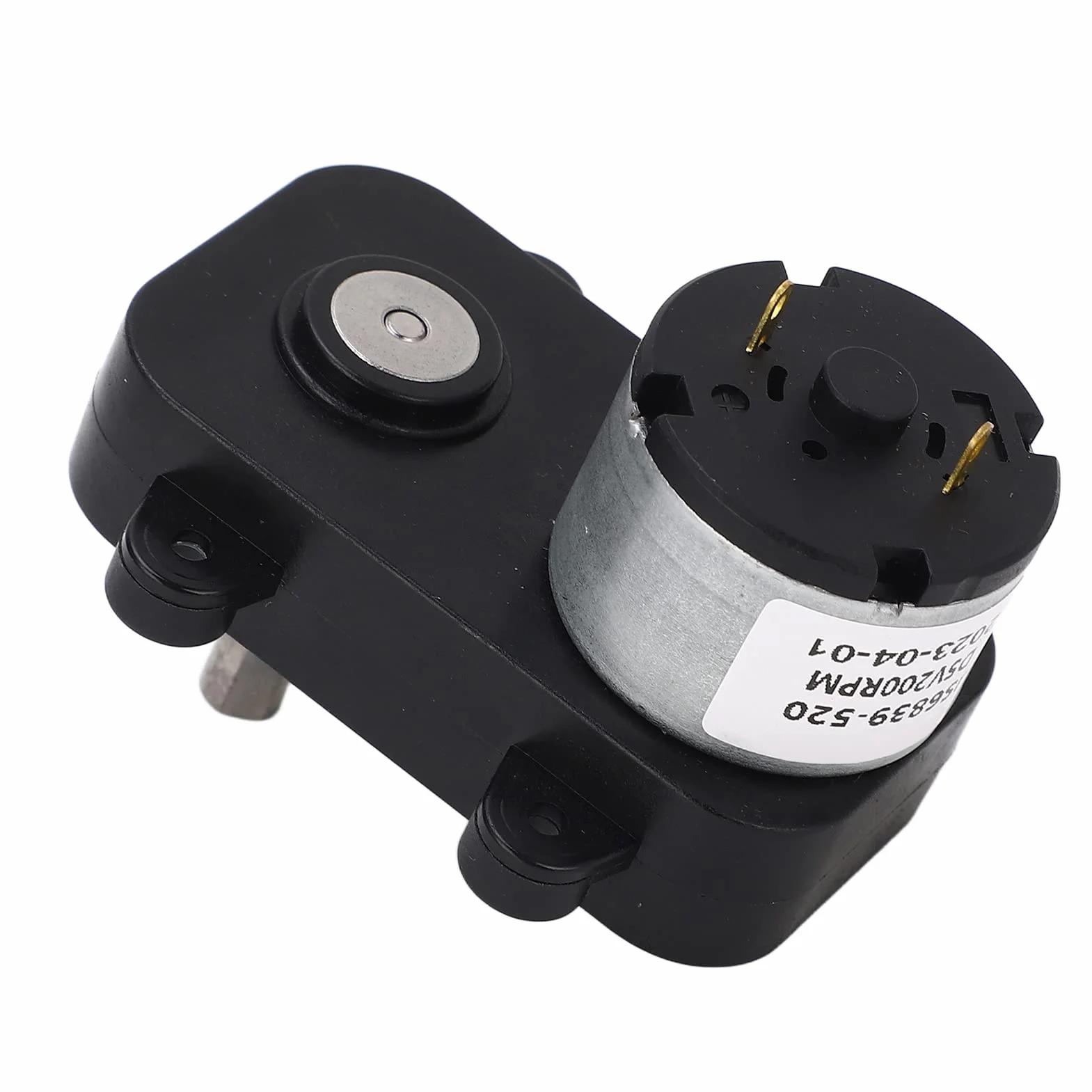 Silnik z przekładnią Prądu Stałego, Silnik z przekładnią ślimakową Samoblokujący Silnik z przekładnią redukcyjną DC 5 V 200 Obr./min do Elektroniki Automatyki, Silników