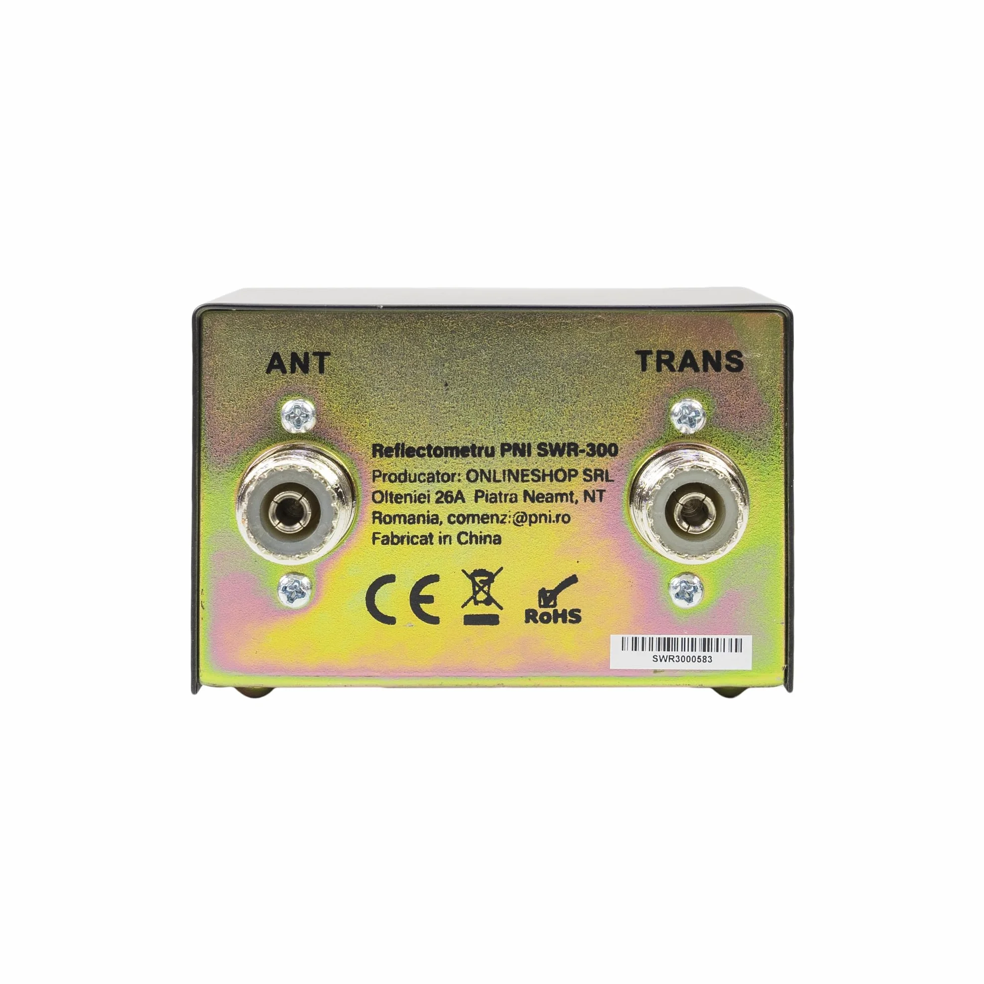 Reflektometr PNI SWR-300 PWR-SWR miernik do pomiaru SWR anten radiowych w zakresie częstotliwości 26-30 MHz i mocy stacji radiowych CB