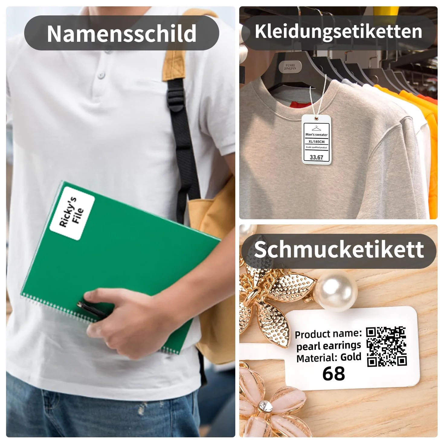 Phomemo M221 drukarka etykiet, 1 cale, Bluetooth, samoprzylepna, ulepszona drukarka etykiet, do kodów kreskowych, domu, biura, małych firm, do systemów Android i iOS, czarna