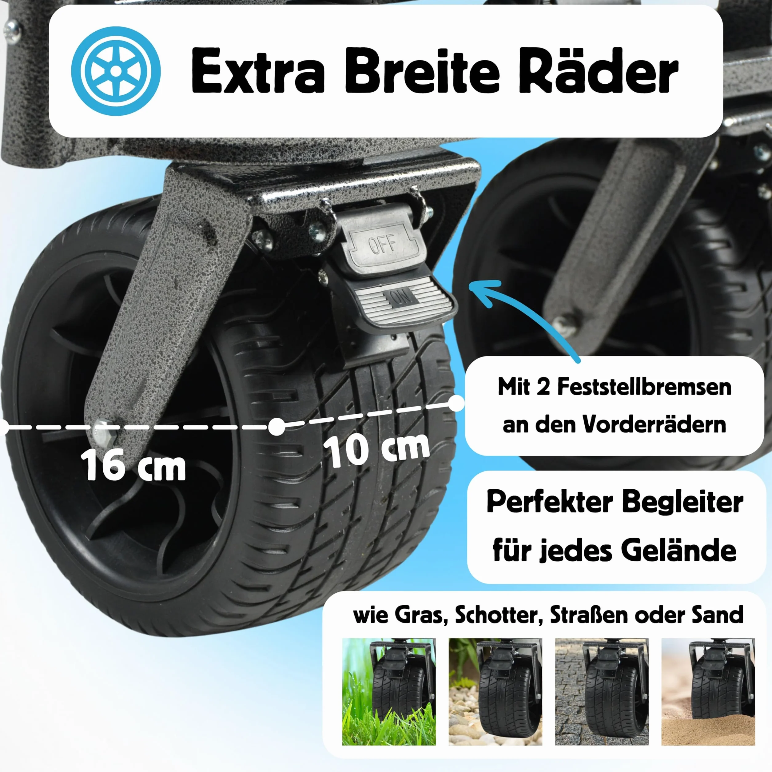 IMLEX IM-4275 składany wózek transportowy z uchwytem przesuwnym szary