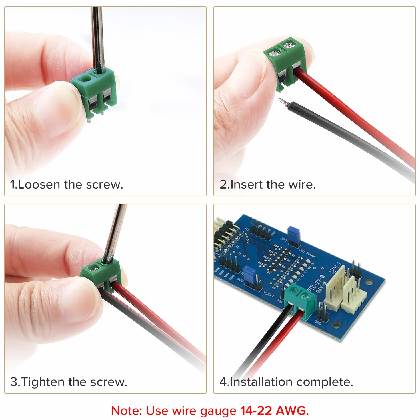 100 Sztuk 5mm 2/3 / 4-Pinowych Zacisków Śrubowych do Montażu na Płytce Drukowanej, Zacisk Śrubowy do PCB, ze Śrubokrętem, do Projektów Arduino DIY, Zielony