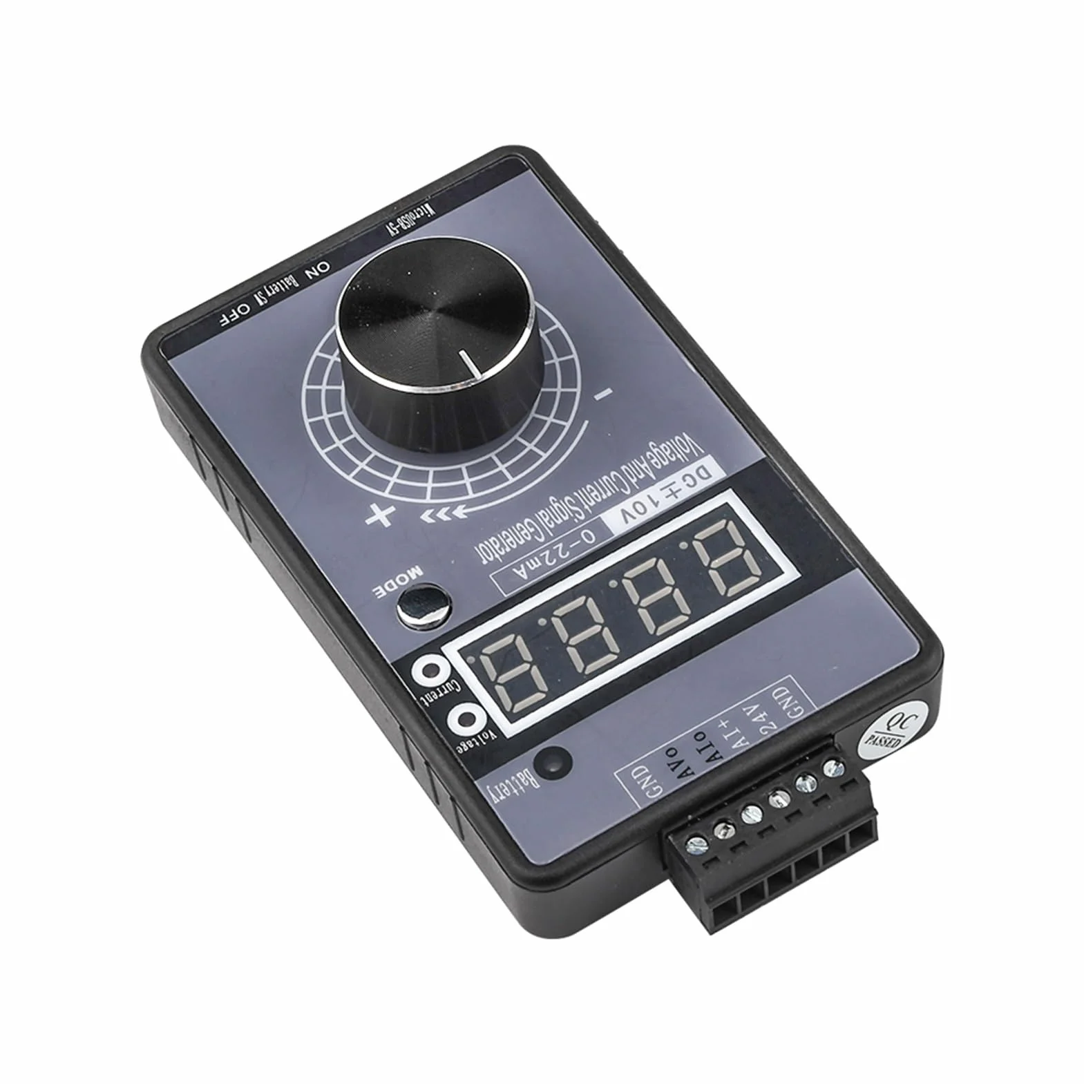 Jadeshay Generator sygnału 0-22 mA, generator sygnału napięciowego, 0-10 V, cyfrowy generator sygnału, regulowane napięcie, analogowy symulator