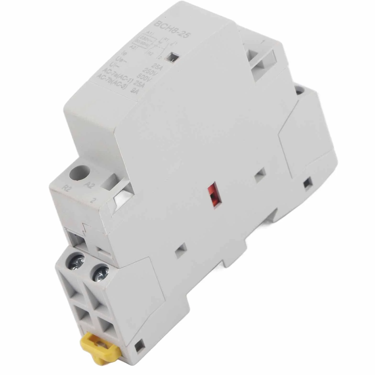 Stycznik AC 2P 25A 220V/230V 1NO 1NC 50/60Hz na szynę DIN