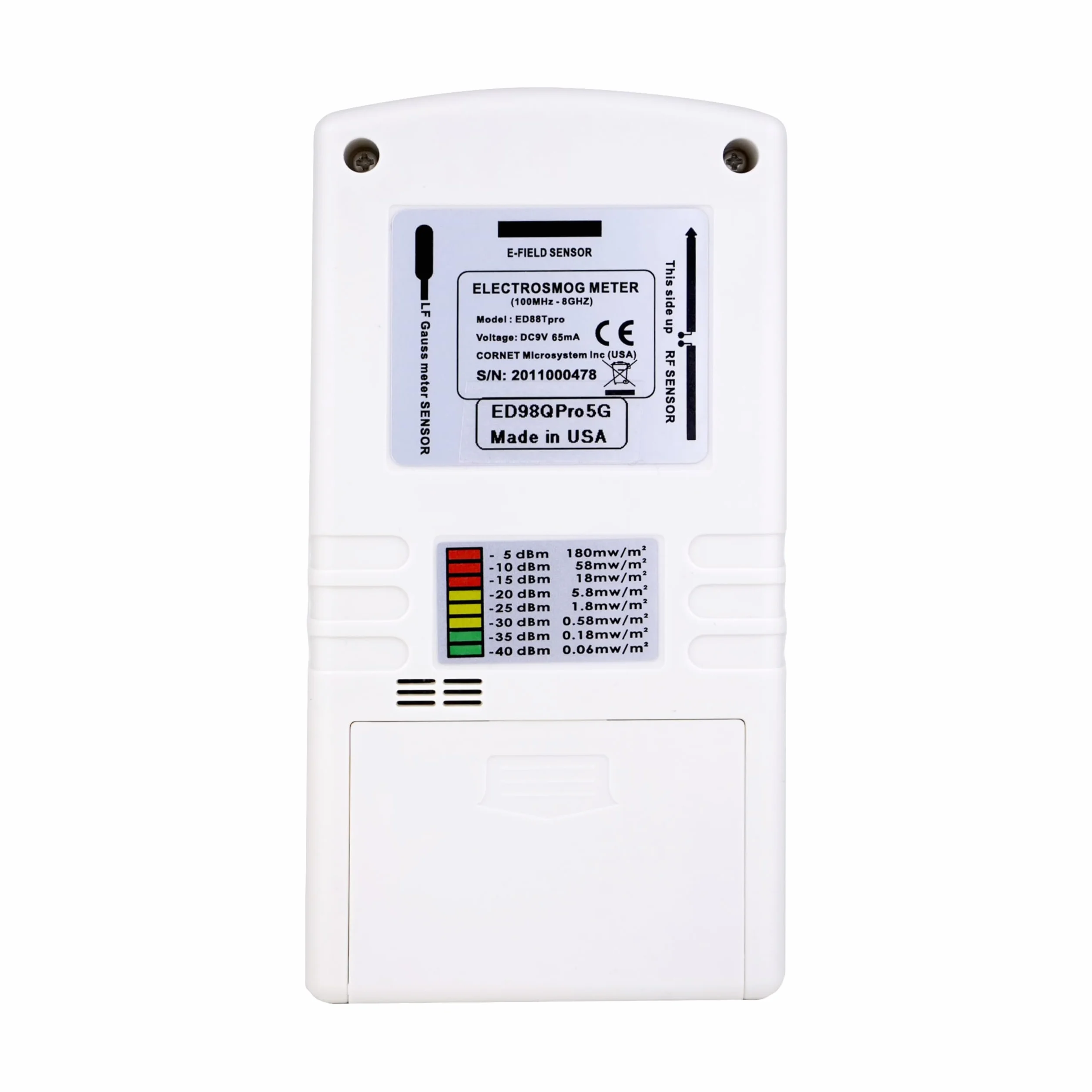 EMRSS Cornet ED88T Plus2 Miernik tryminody RF/LF elektrosmog miernik mocy pola z miernikiem Gaussa