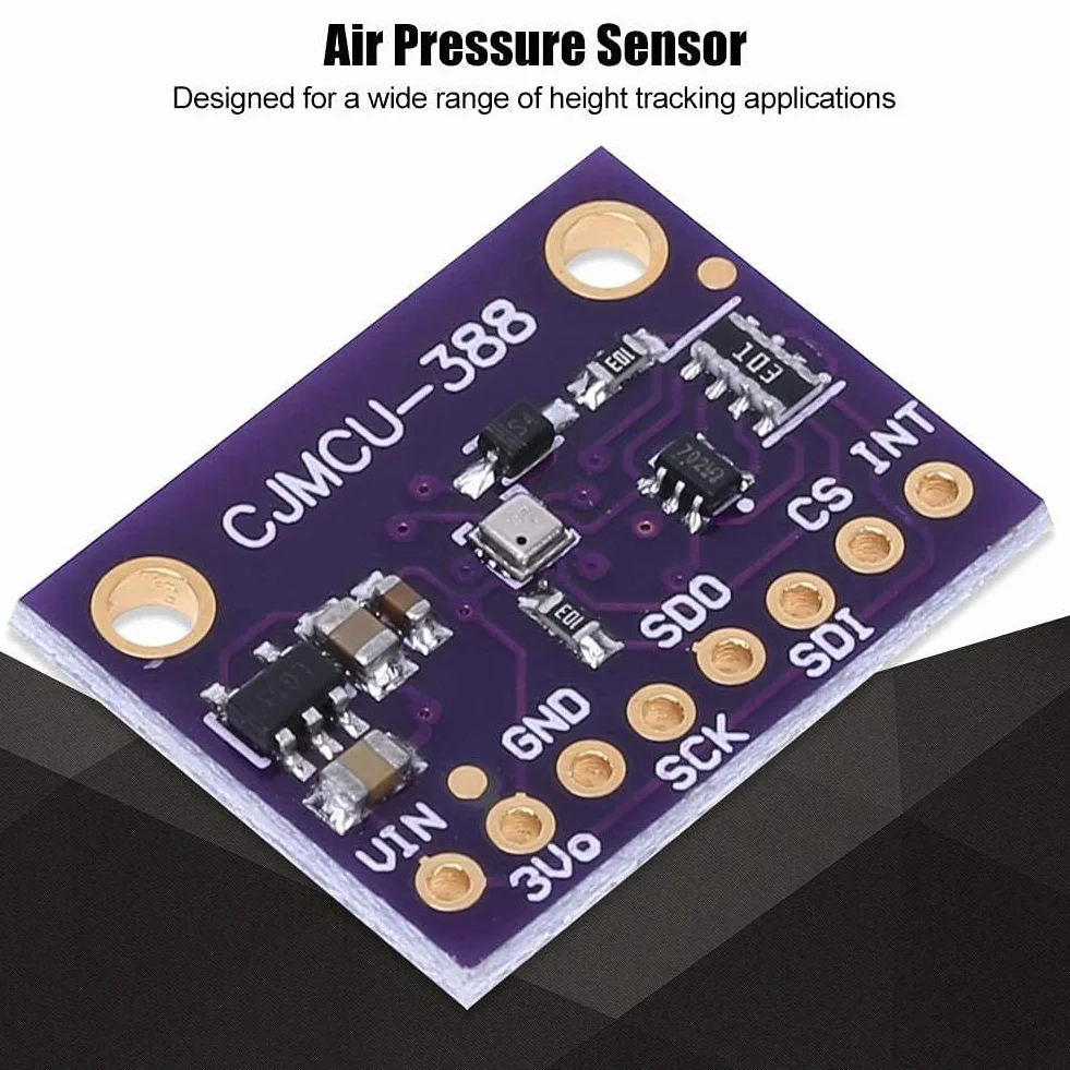 Cyfrowy czujnik ciśnienia powietrza 24-bitowy niski poziom hałasu CJMCU-388 BMP388 Interfejs I2C kompatybilny z Arduino,