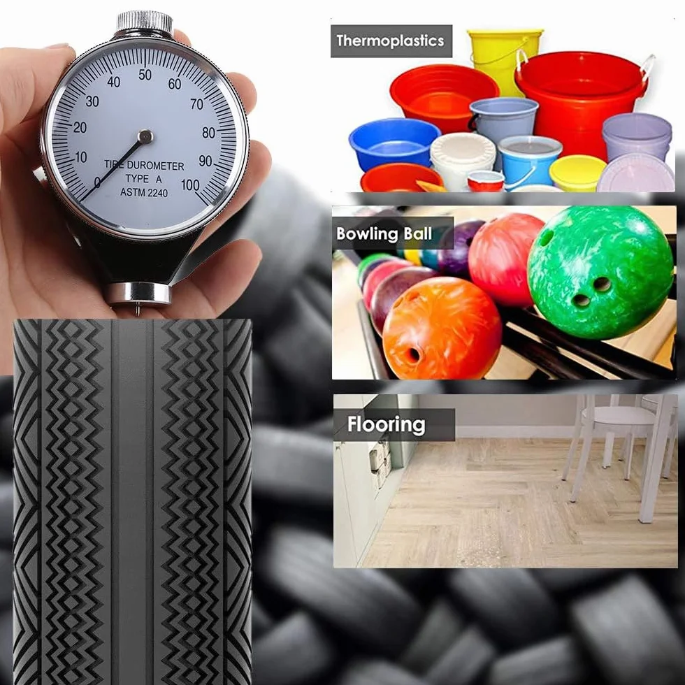 Gumowy durometr pneumatyczny, tester twardości gumy 0-100 HA, tester twardości miernika brzegu typu A, do dokładnego pomiaru