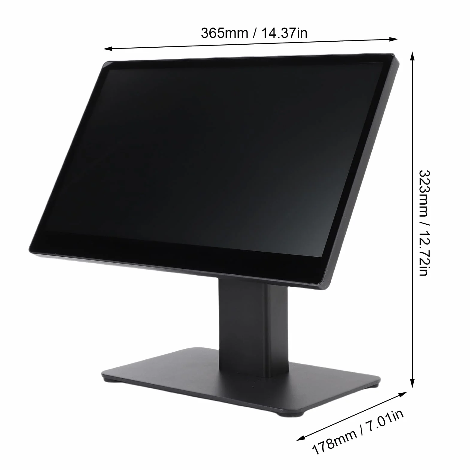 15.6-calowy Ekran Dotykowy Kasa Detaliczna POS FHD dla Restauracji Sklepów Wtyczka UE