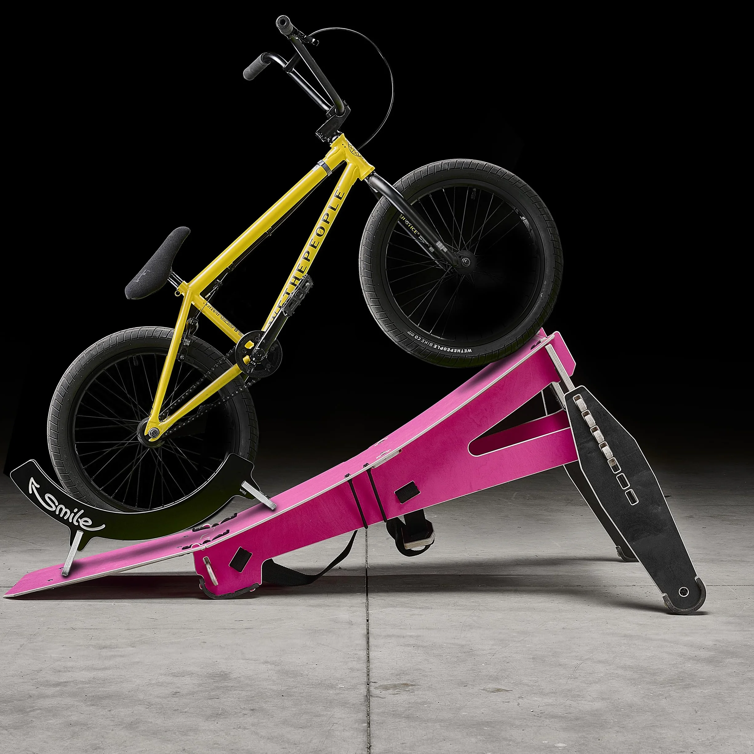 MTB Hopper Street Przenośna Rampa BMX Dirt/Street do Skoków Deskorolki Hulajnogi