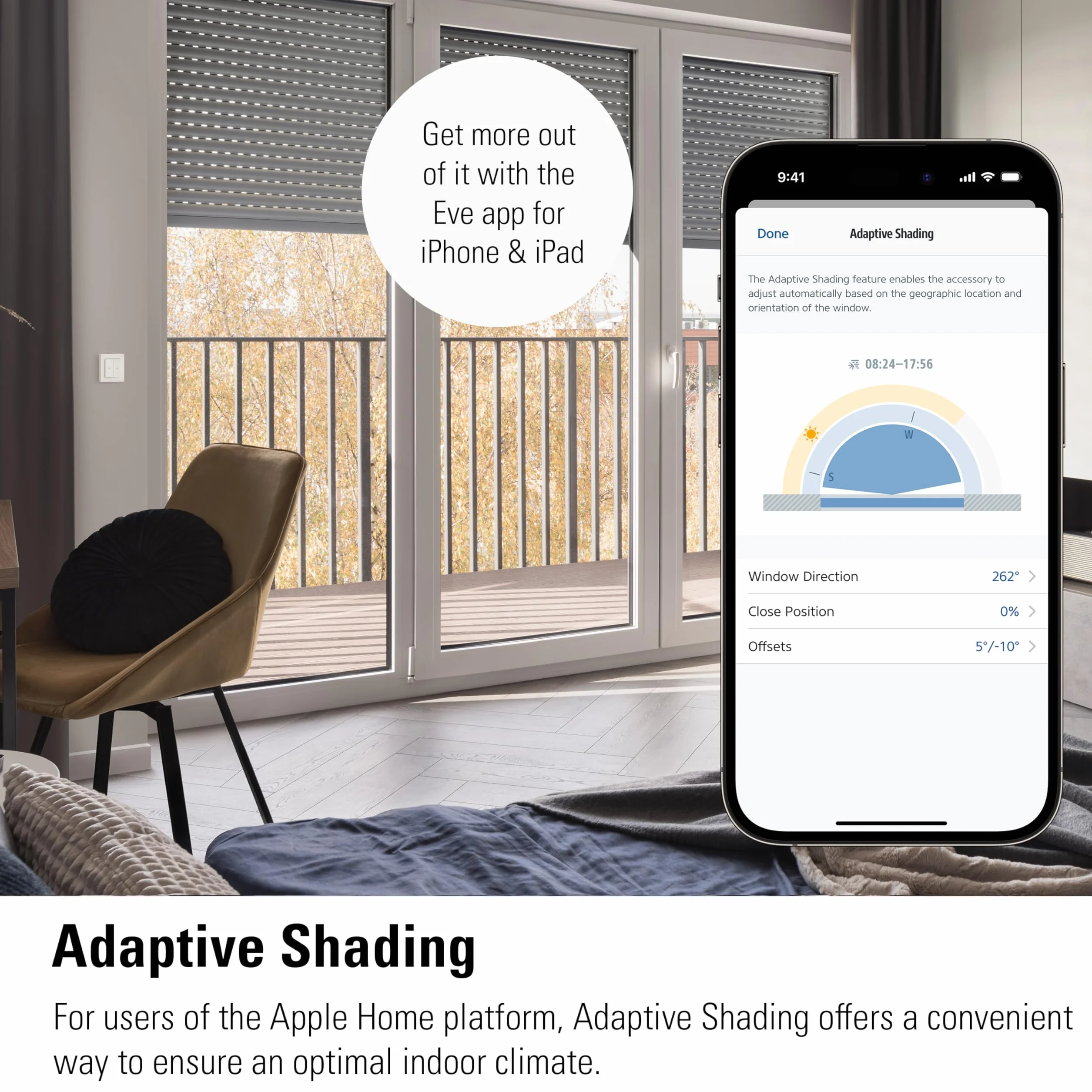 Eve Shutter Switch (Matter) 3 sztuki - Smarte Rollladensteuerung für Alexa, Apple Home, Google, SmartThings