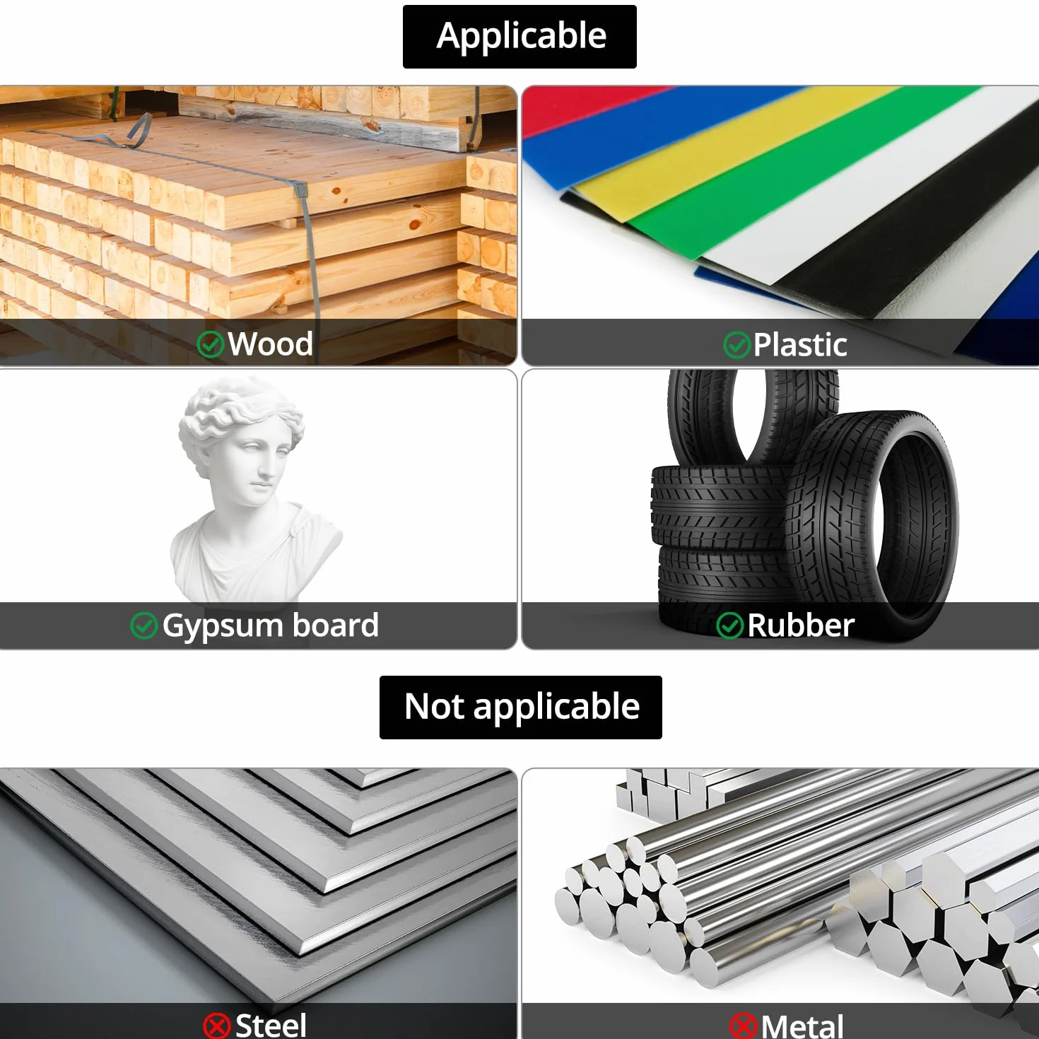 QWORK® 2 szt. frez do drewna tarcza tarnikowa Ø 125 mm x 22 mm, tarcza szlifierska do drewna, do materiałów niemetalicznych i nietwardych