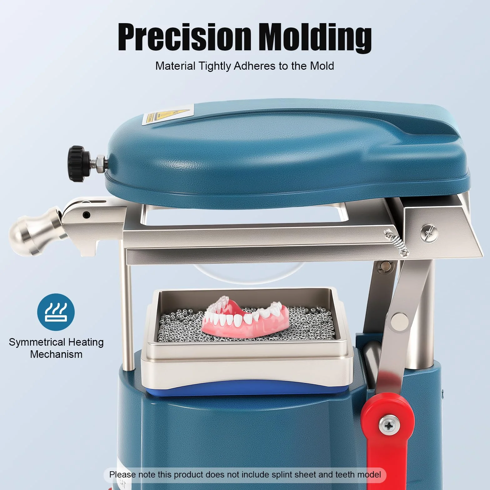 Maszyna do formowania próżniowego dentystycznego, 220 V, 800 W, parametry laboratoryjne, termoformowanie, wyposażenie silnika, regulowany materiał do pielęgnacji zębów części formowanej