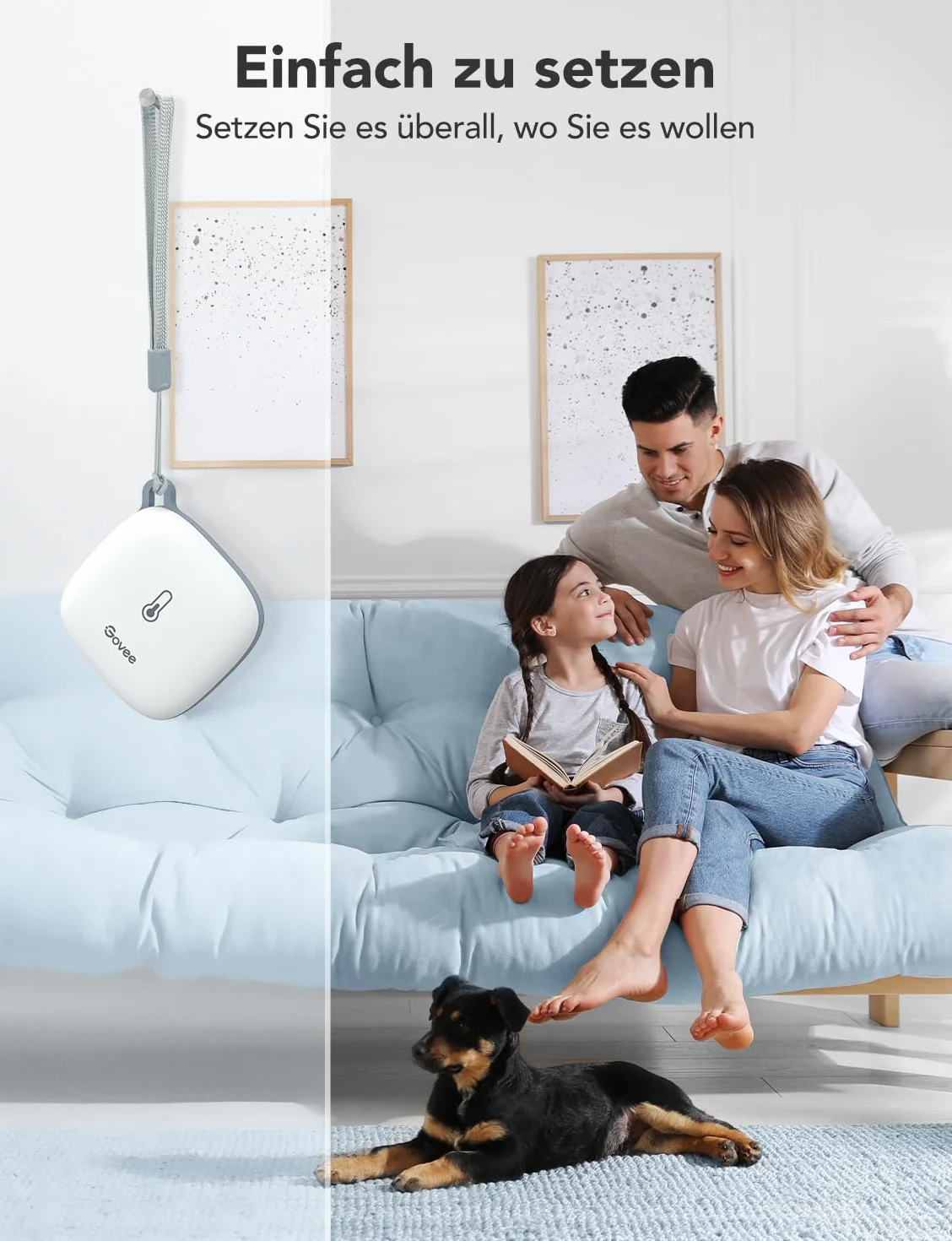 Govee Termometr Wi-Fi, higrometr do wnętrz, 2 sztuki, WiFi, miernik temperatury i wilgotności powietrza z powiadomieniami o aplikacji i zapisywaniem danych, odpowiedni do szklarni, piwnicy na wino
