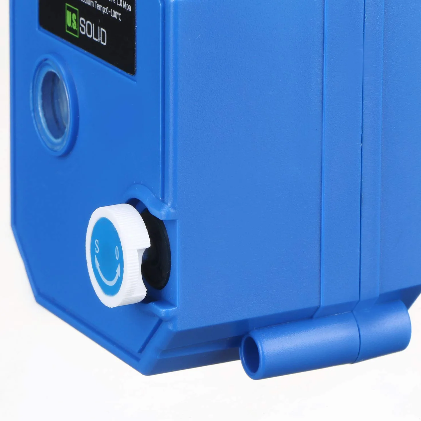 U.S. Solid Zawór kulowy silnika z funkcją ręczną 1/2", stal nierdzewna, 2-drożny DN15 elektryczny zawór strefowy, 9-24 V AC/DC, 2 przewody, automatyczny powrót NC