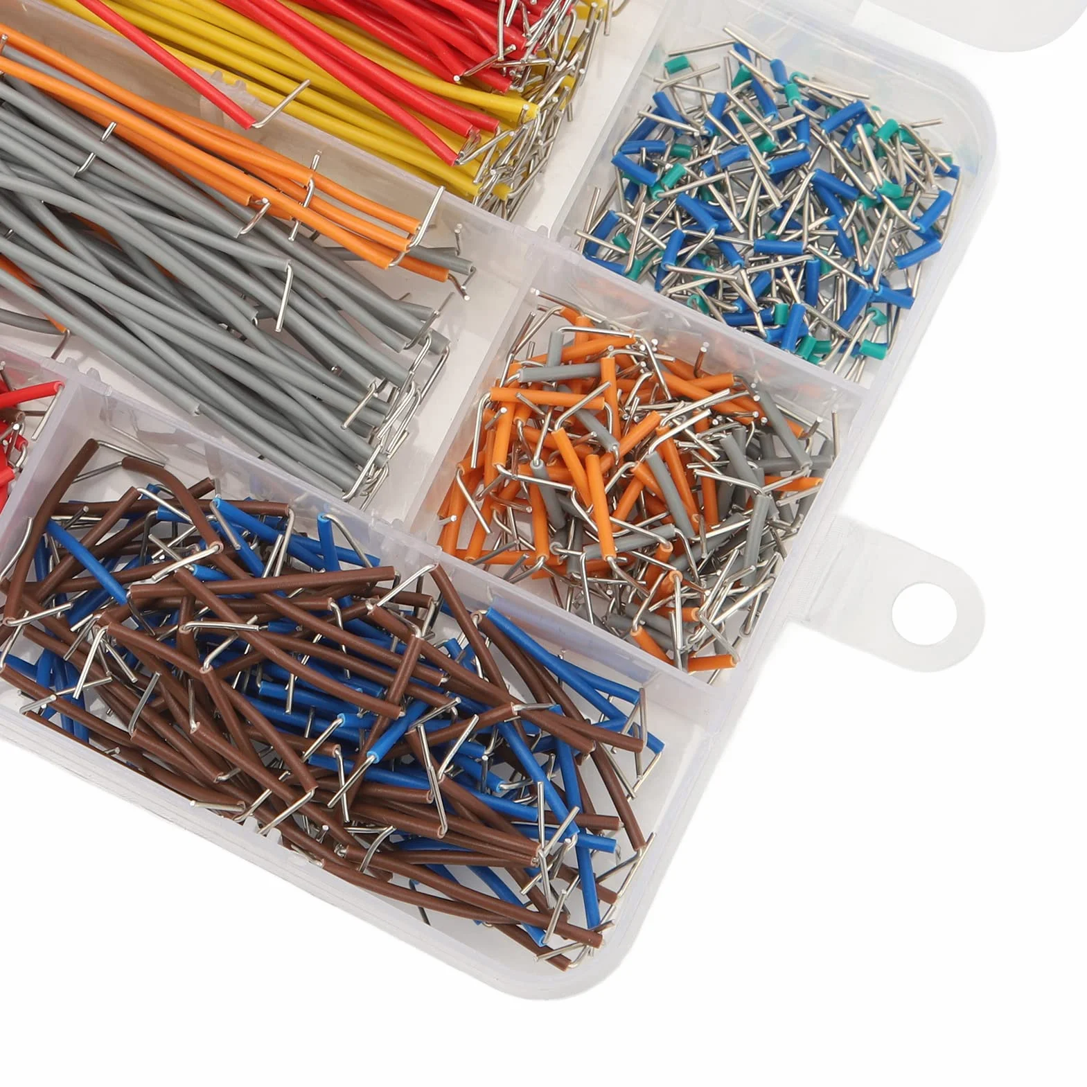 Zestaw Przewodów Rozporowych Miedziany Elastyczny Kabel Zworki Breadboard 840 SZTUK