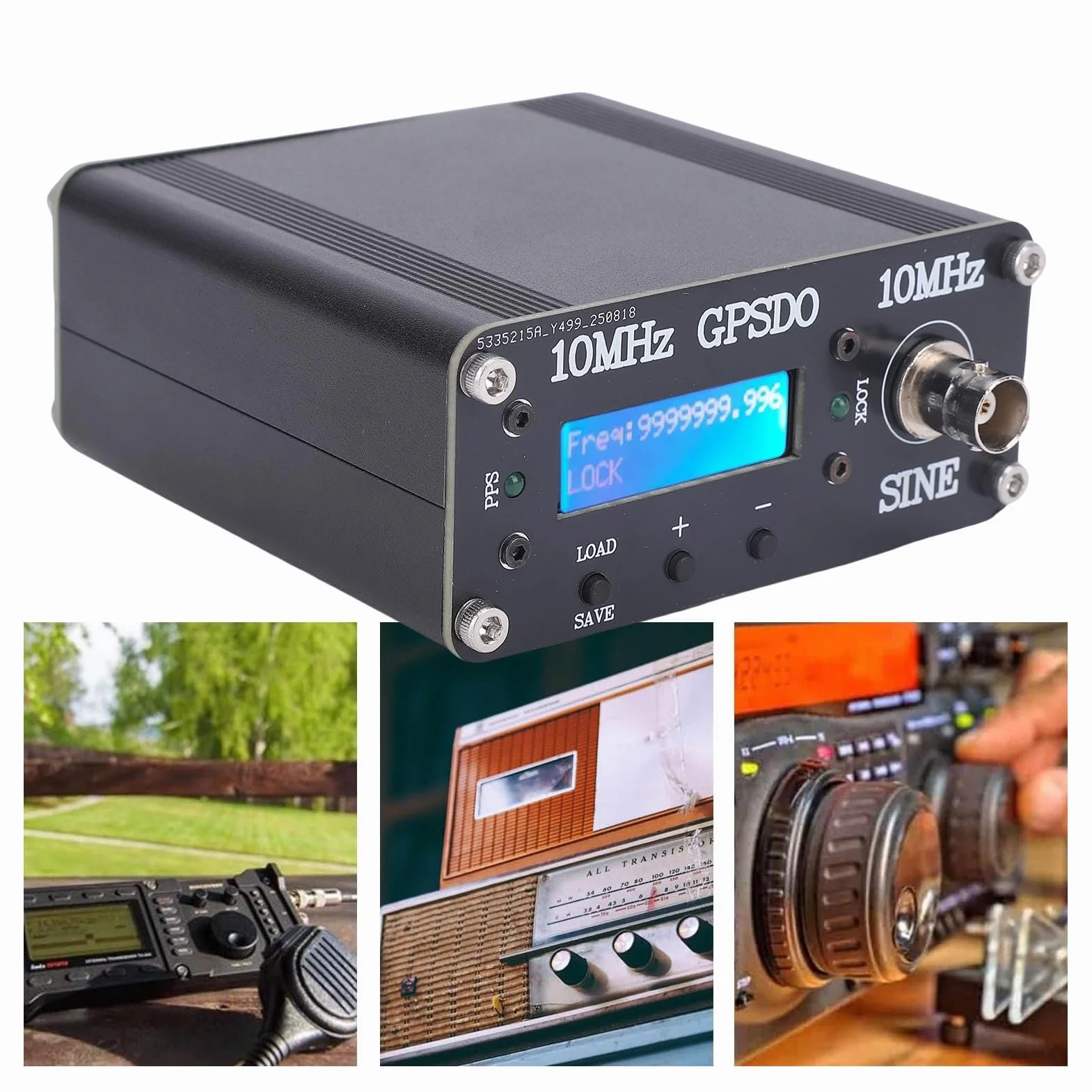 Eujgoov Dyscyplinowany Oscylator Oscylator 10 MHz Zegar Precyzyjny z Wyjściem 10 MHz dla Miernika Częstotliwości Dekoderu Audio