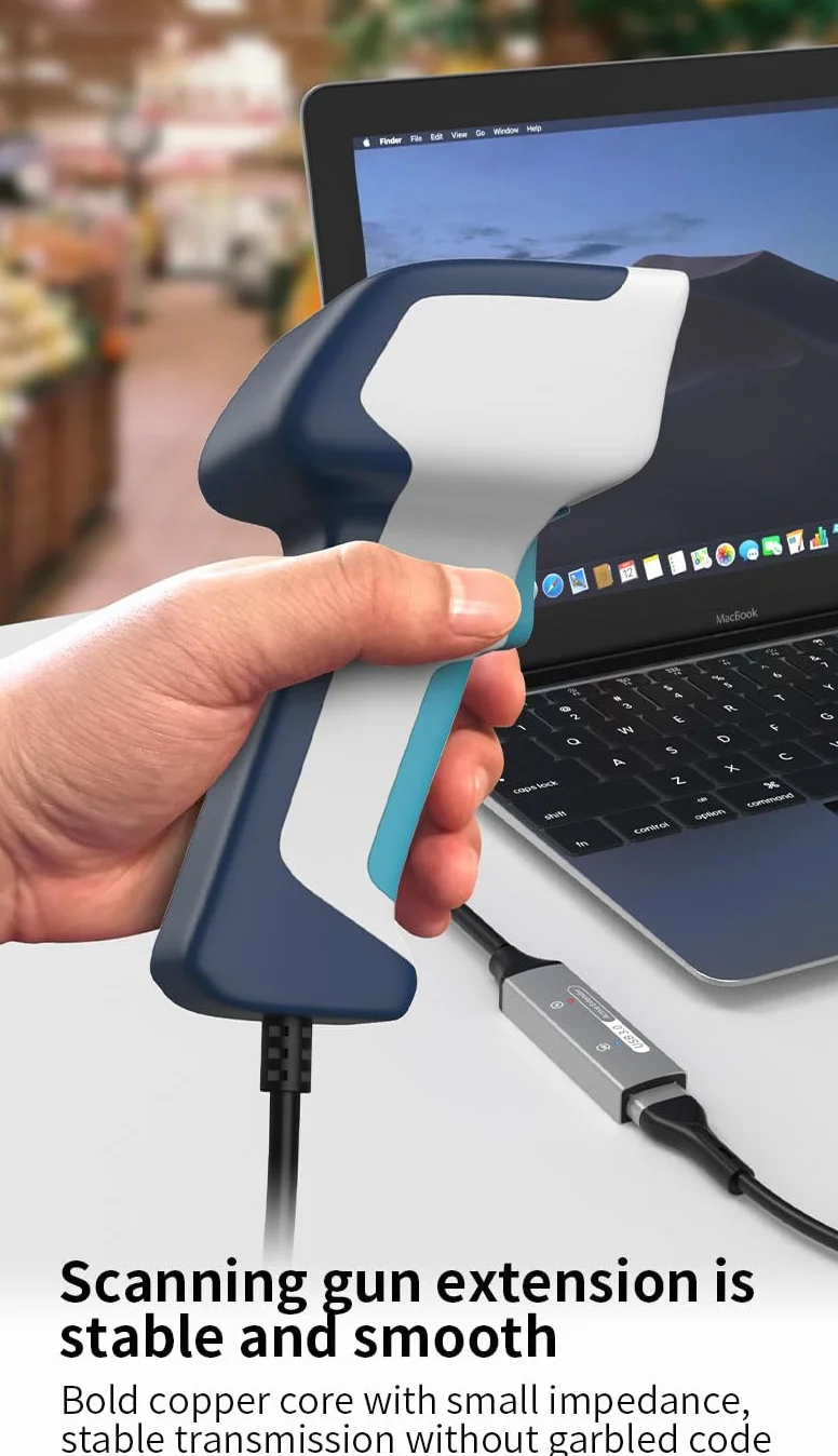 Aktywny Przedłużacz USB 3.2 Gen 1 20m, Złącze Żeńskie Typu A do Męskiego, SuperSpeed 5Gbit/s, Ekranowany, Aluminiowy, Czarny