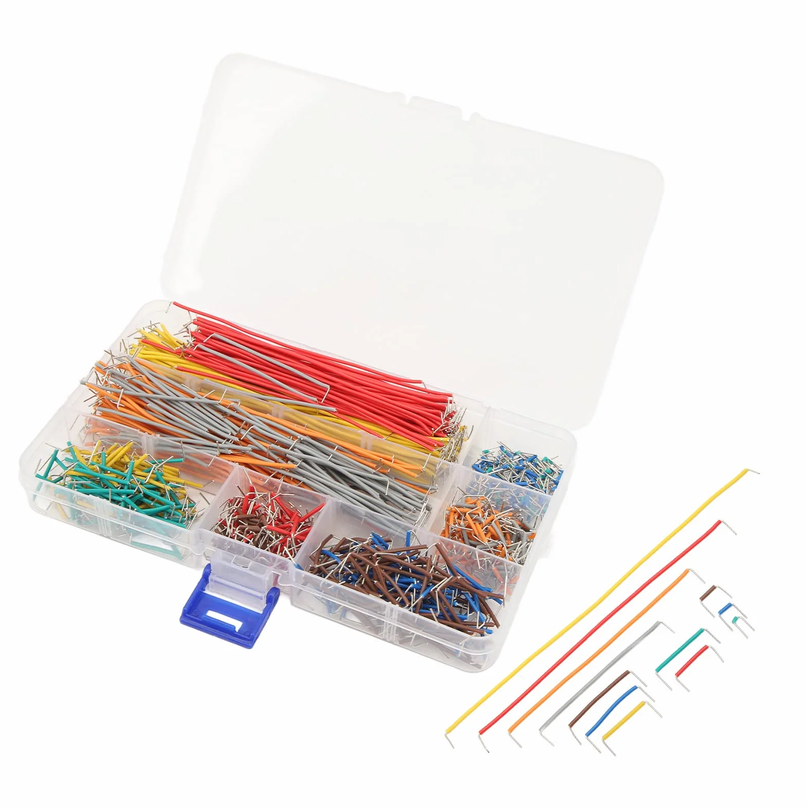 Zestaw Przewodów Rozporowych Miedziany Elastyczny Kabel Zworki Breadboard 840 SZTUK