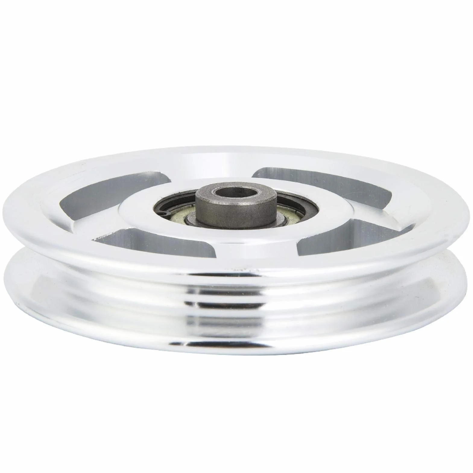 Koło pasowe fitness, uniwersalne koło pasowe ze stopu aluminium Średnica siłowni 90mm i 115mm do ćwiczeń siłowych Akcesoria treningowe(Diameter115mm)