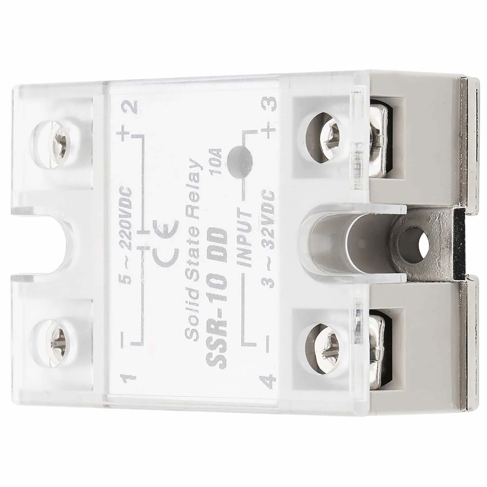 Przekaźnik półprzewodnikowy SSR-10 DD 5-220 VDC do procesu automatyki przemysłowej