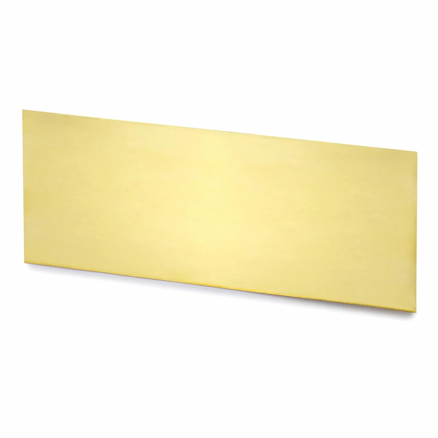 Odporna na korozję blacha mosiężna QWORK H62 (0,5 mm, 100 mm x 300 mm)