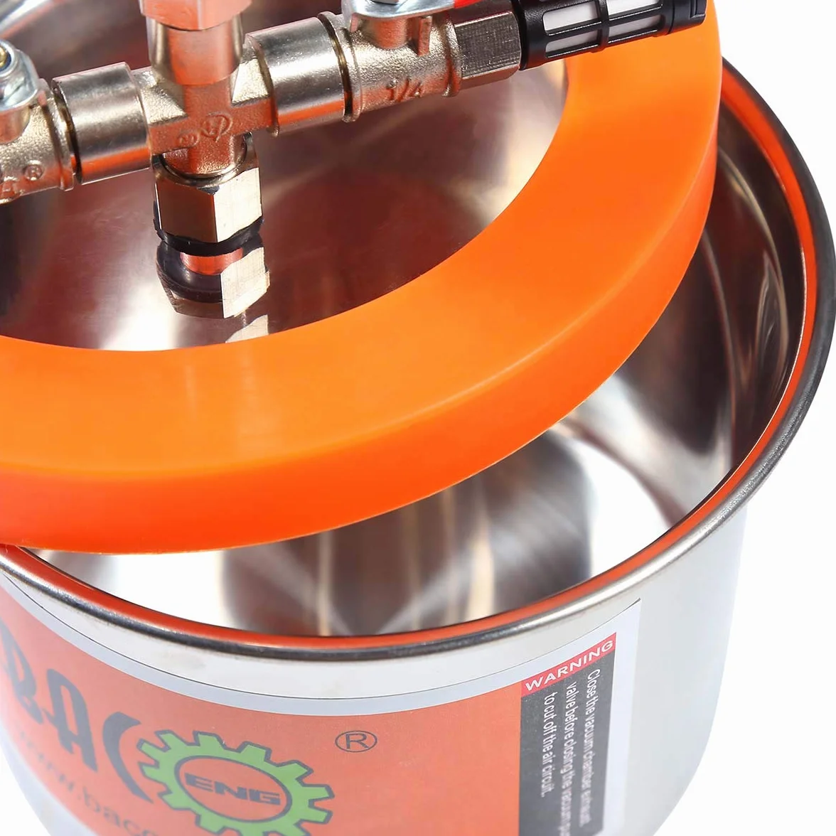 BACOENG Komora próżniowa 1,2 l, stal nierdzewna