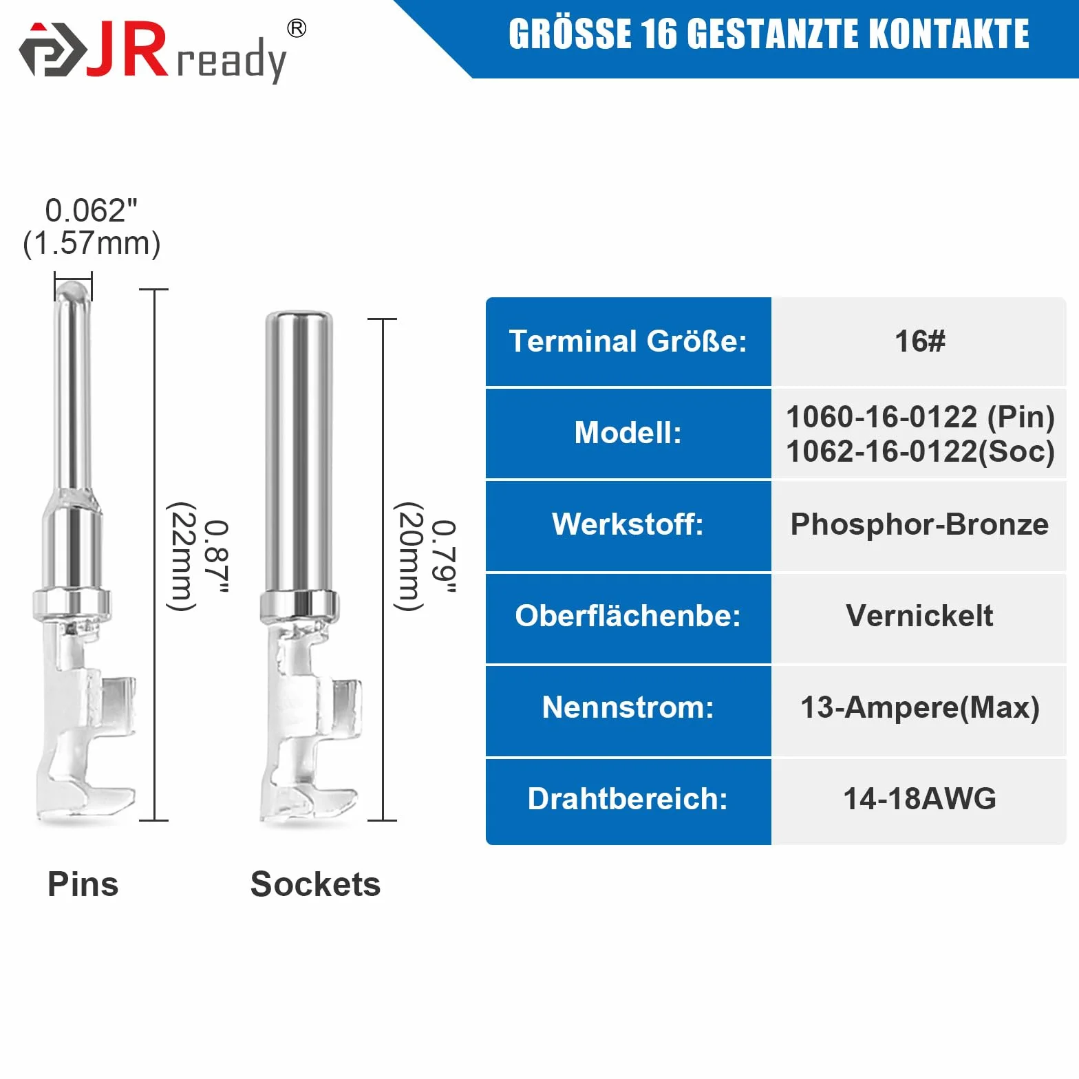 JRready zestaw złączy Deutsch DT 3 pin, wodoodporna wtyczka samochodowa IP68, 14-18 AWG, do auta, ciężarówki, motocykla i łodzi, 6 zestawów