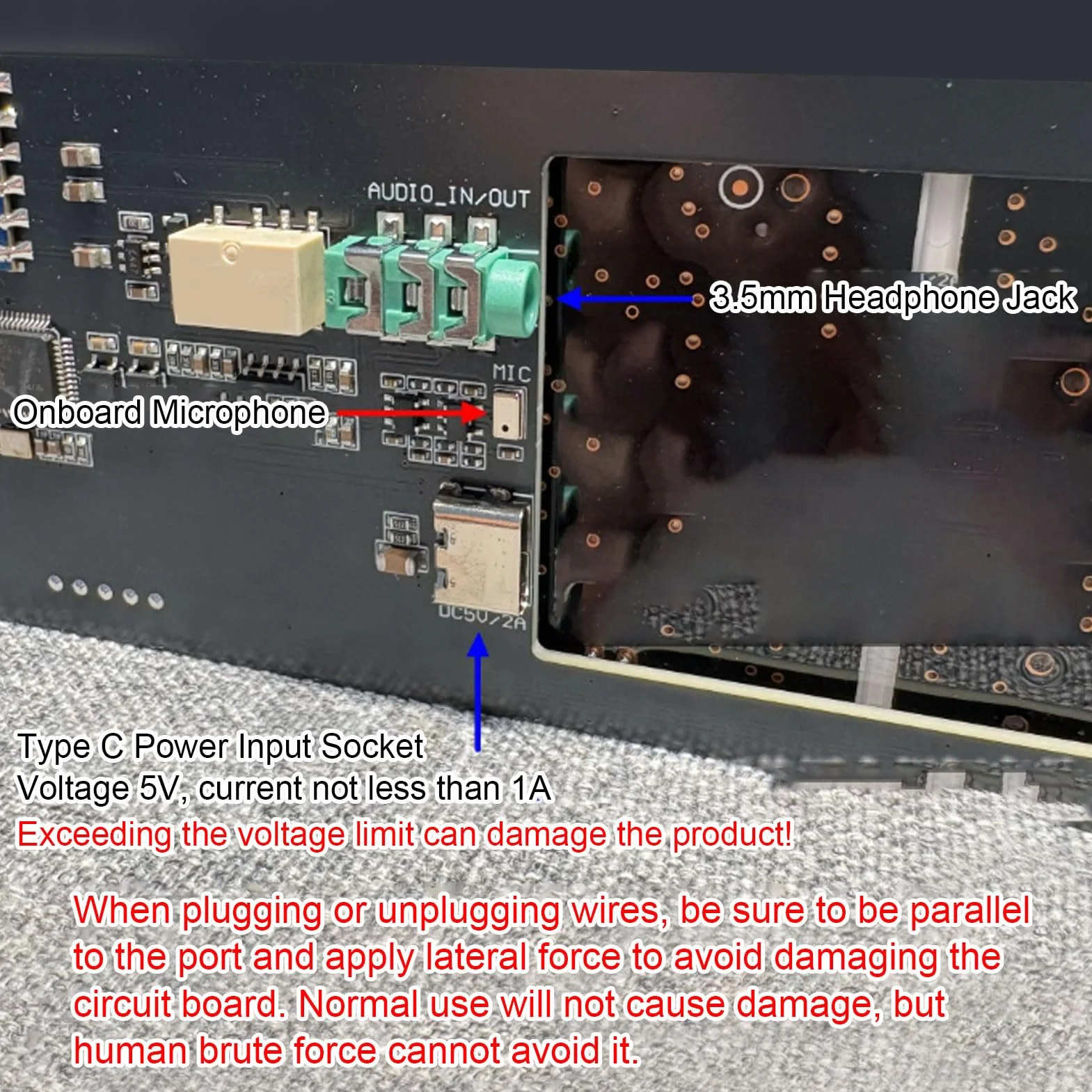 Luocute Analizator Widma Muzyki BT z Zegarem, Tablica Wyświetlacza VFD z Miernikiem Poziomu Dźwięku i Wejściem AUX MIC 3,5 Mm, do Profesjonalnej Analizy Dźwięku i Bezprzewodowego (Biały AK2518-W)