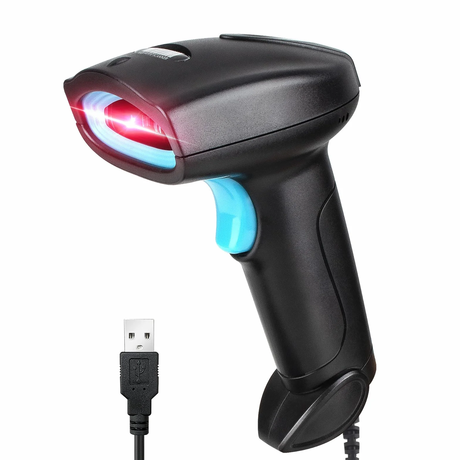 Skaner kodów kreskowych USB 1D przewodowy czytnik kodów kreskowych CCD obsługuje skanery kodów kreskowych do sklepu, supermarketu, magazynu (U1)