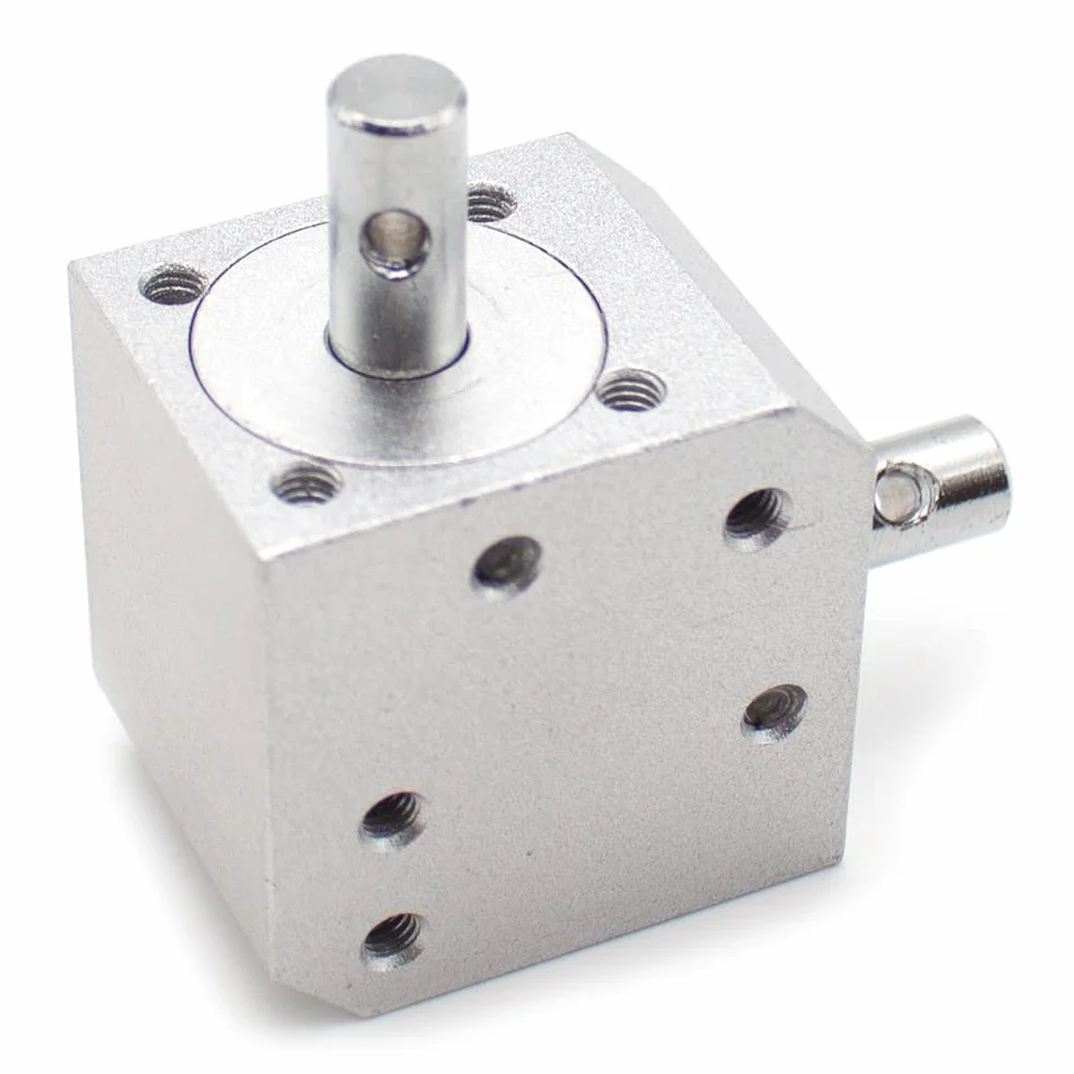 Toplionace Kątowa Przekładnia Stożkowa Mini 1 Moduł 20 Zębów 90° Napęd Kątowy 1:1 Podwójny Wał 8mm