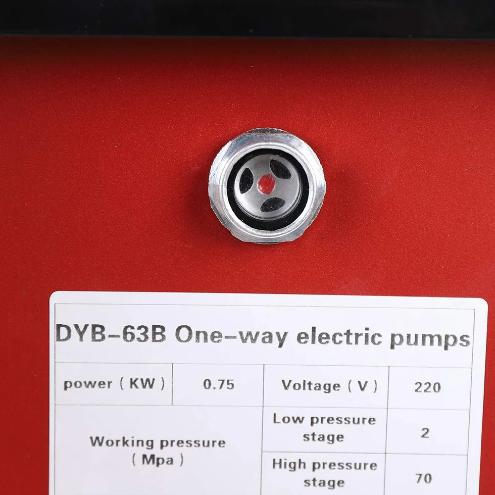 Elektryczna pompa hydrauliczna 700 bar, 750 W, z ręcznym zaworem, pompa hydrauliczna 1400 obr./min, do wielu urządzeń hydraulicznych
